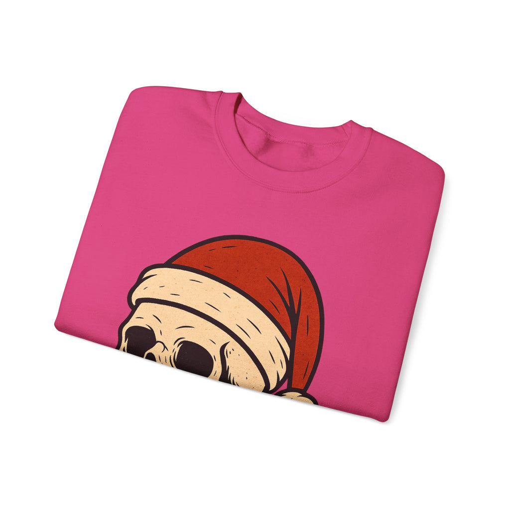 Skull with Santa Hat Sweatshirt