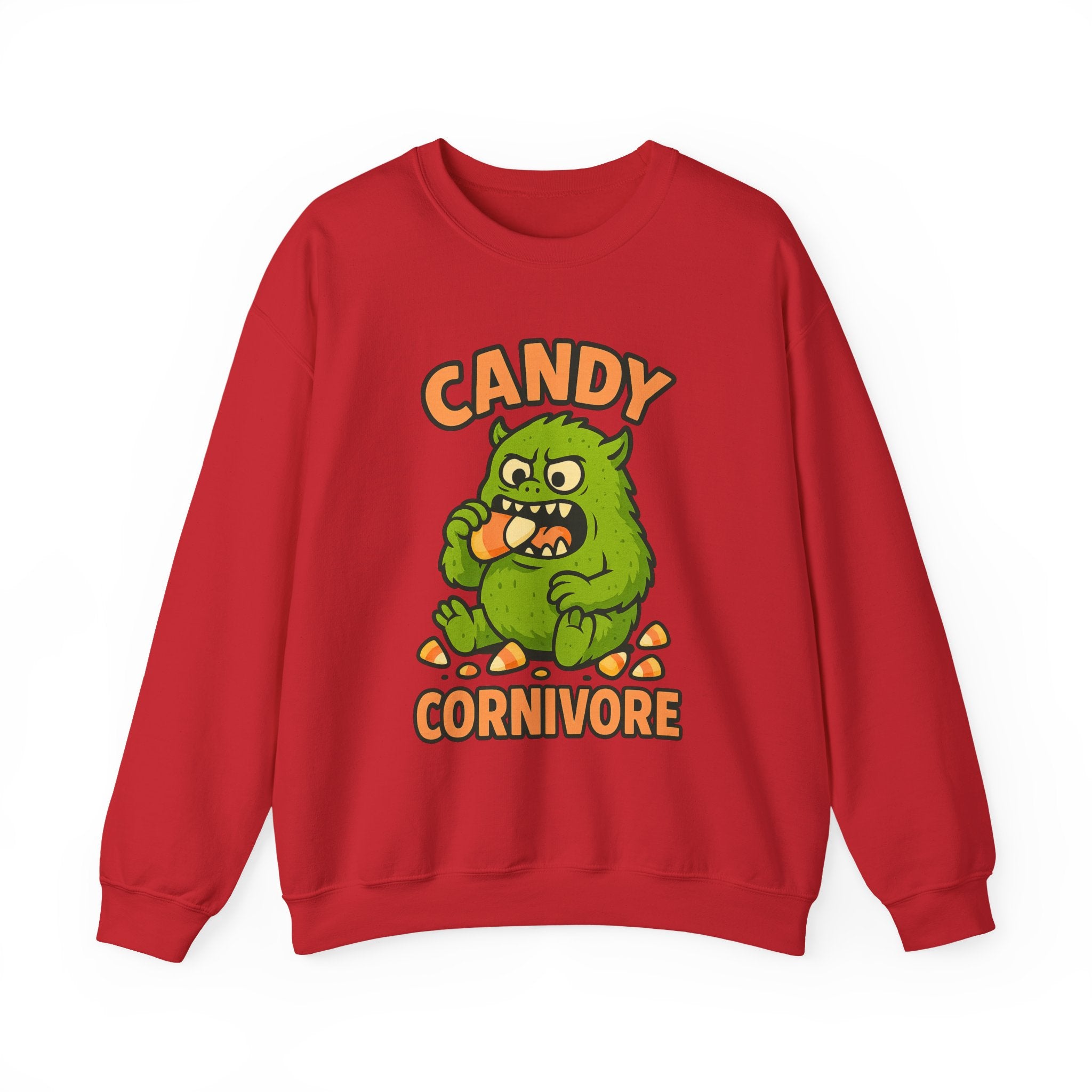 Candy Corn Monster Munching Delight Sweatshirt