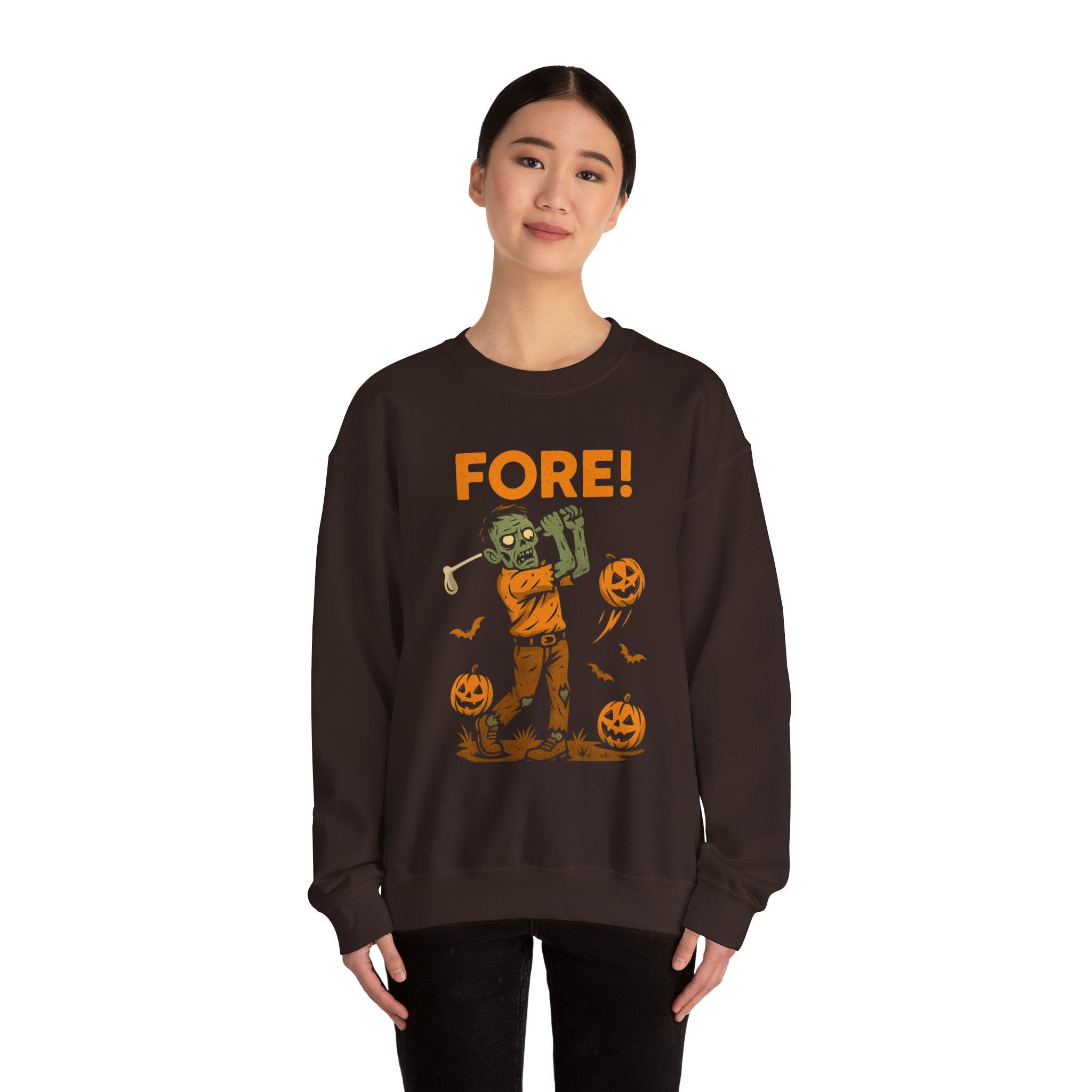 Zombie Golfer Halloween Sweatshirt