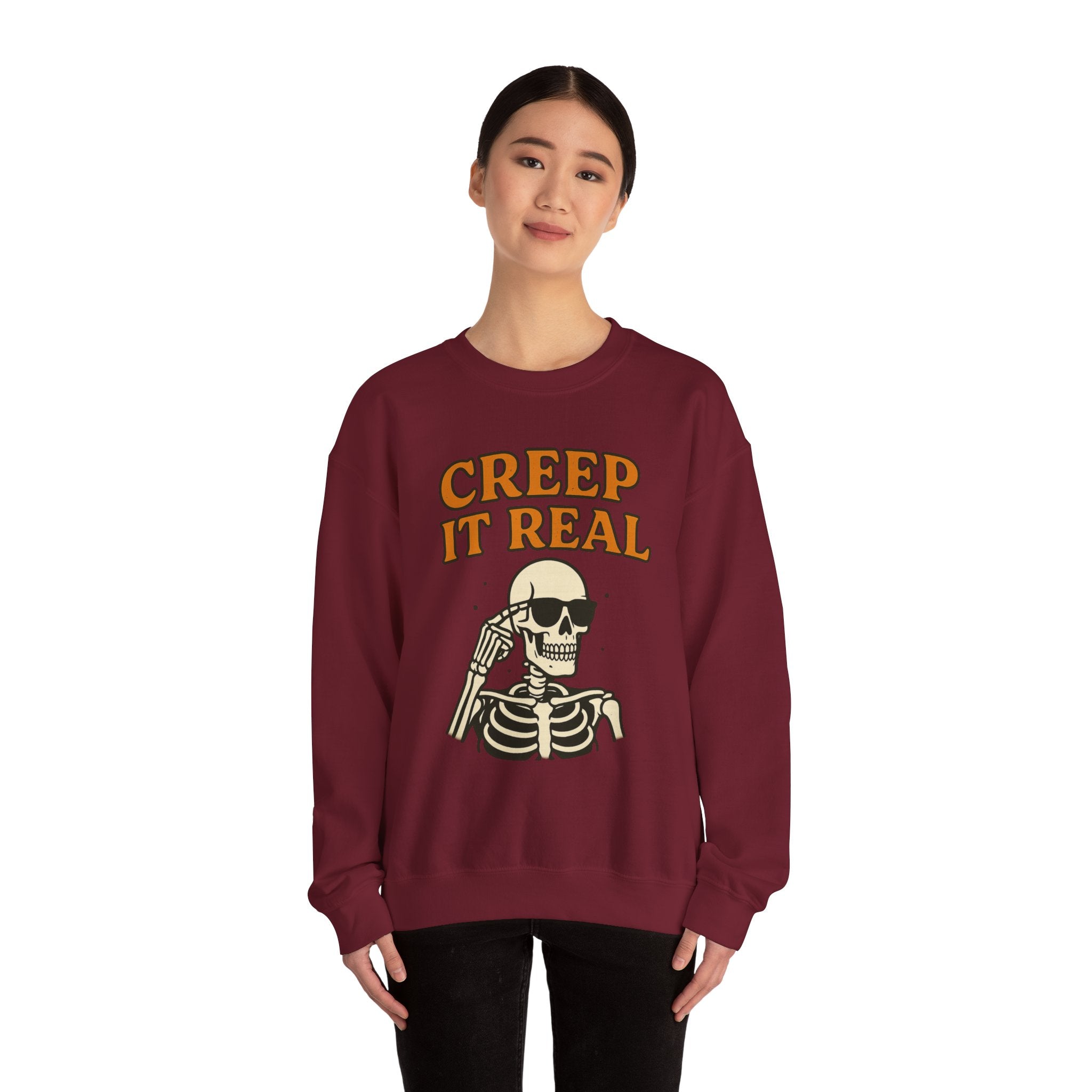 Skeleton Style Halloween Sweatshirt
