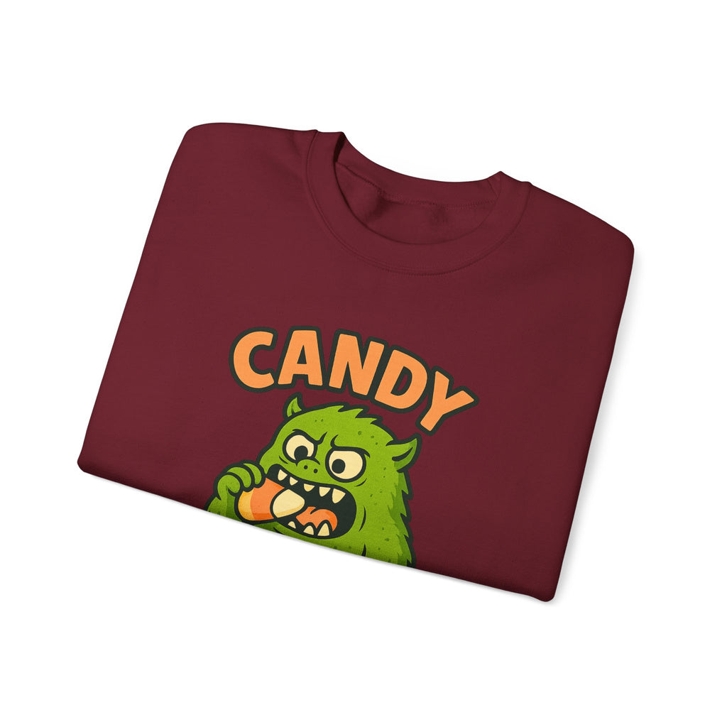 Candy Corn Monster Munching Delight Sweatshirt