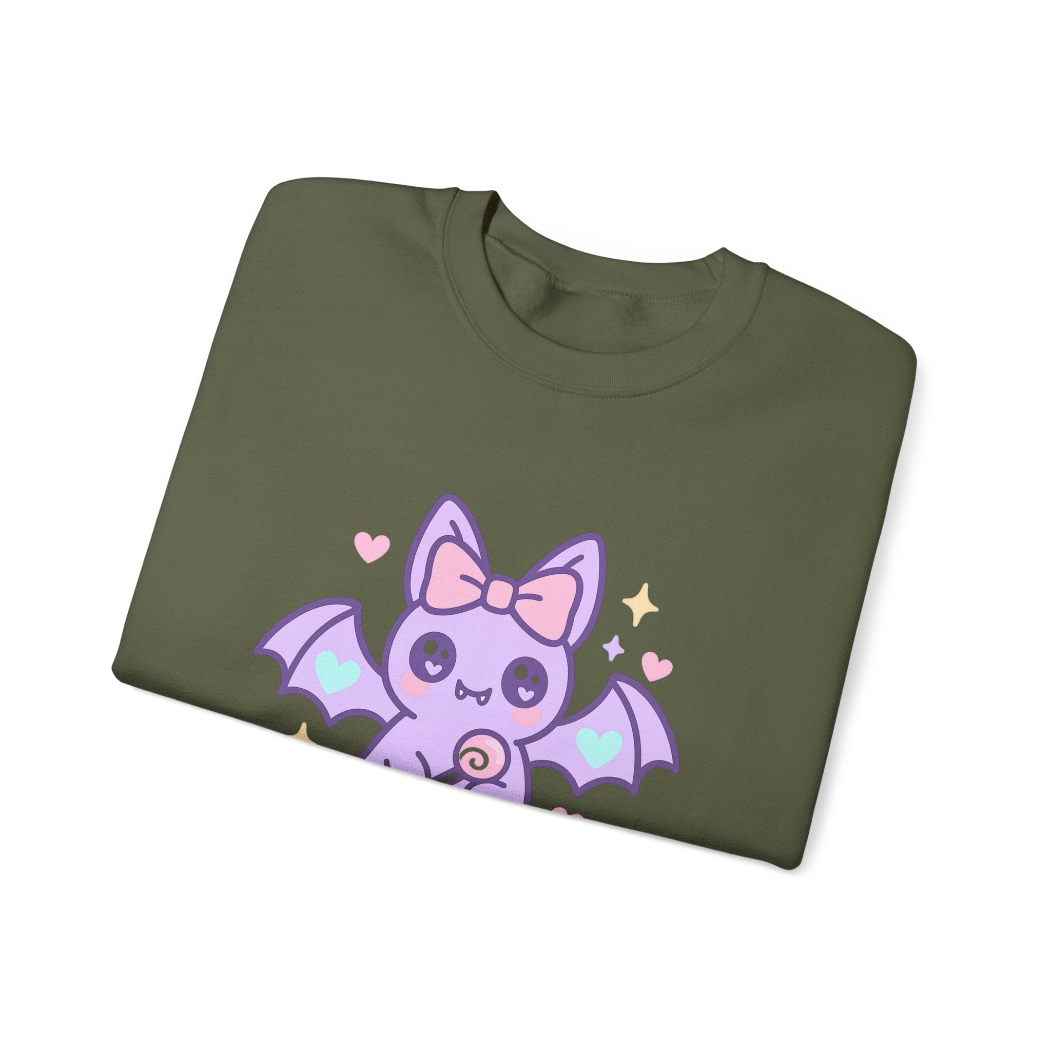 Kawaii Bat Halloween Sweatshirt