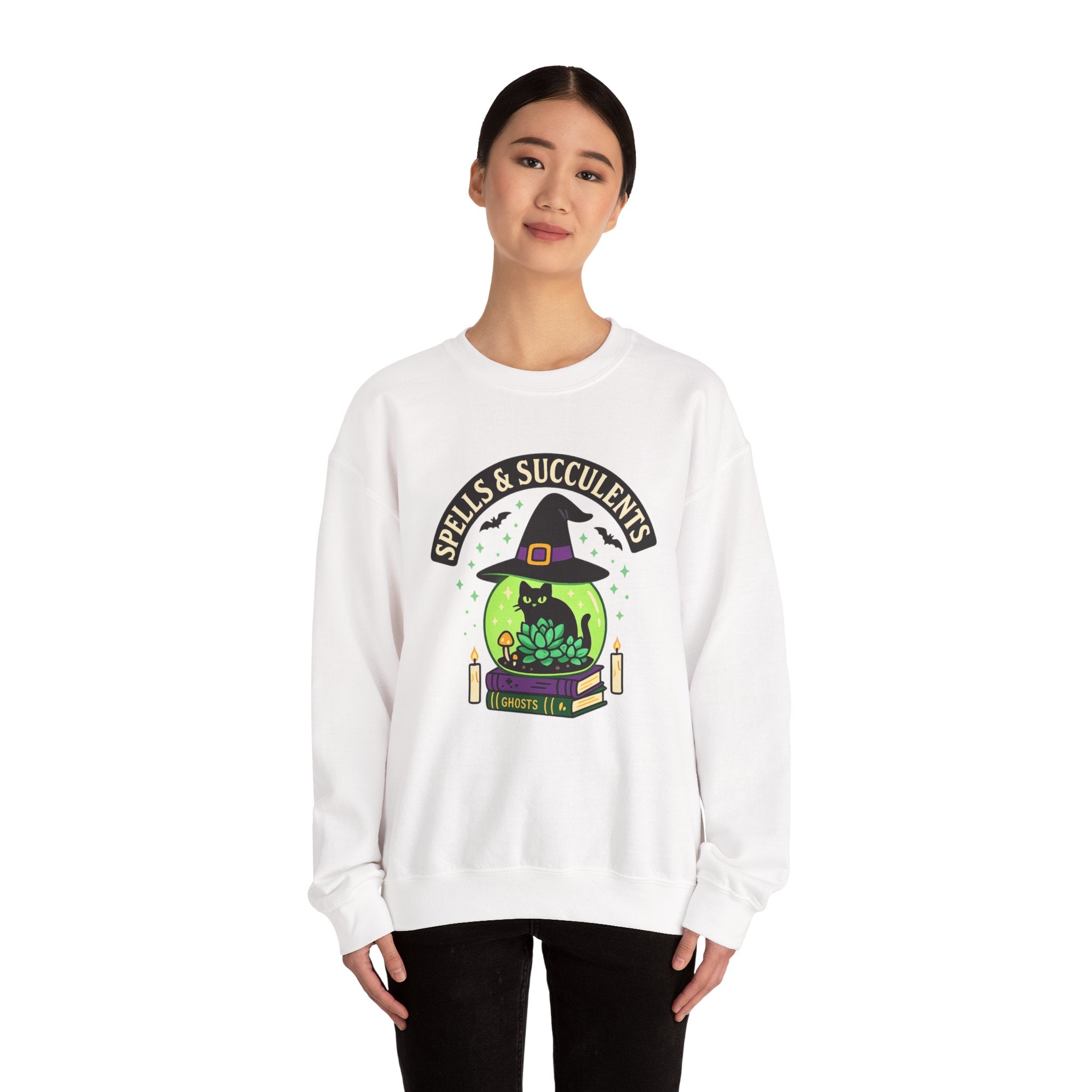 Witch's Hat and Succulent Magic Sweatshirt