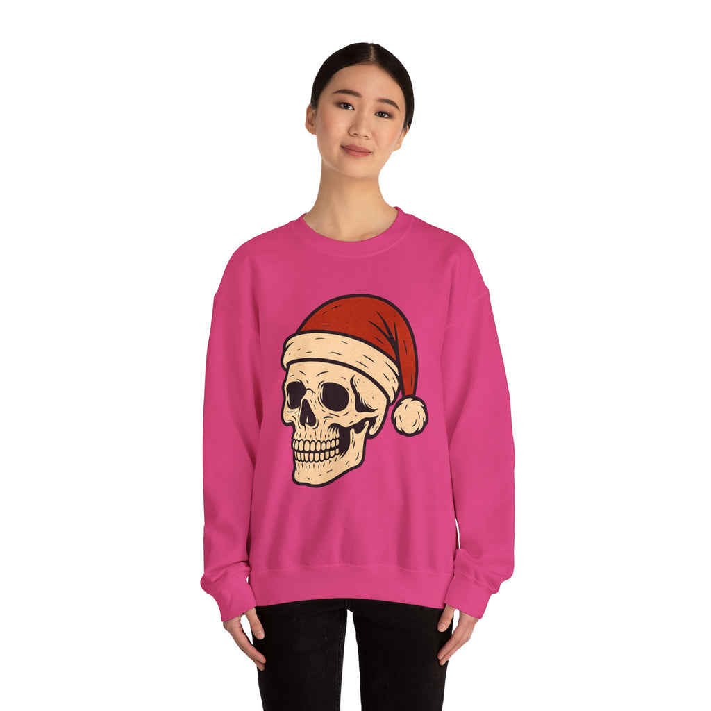 Skull with Santa Hat Sweatshirt