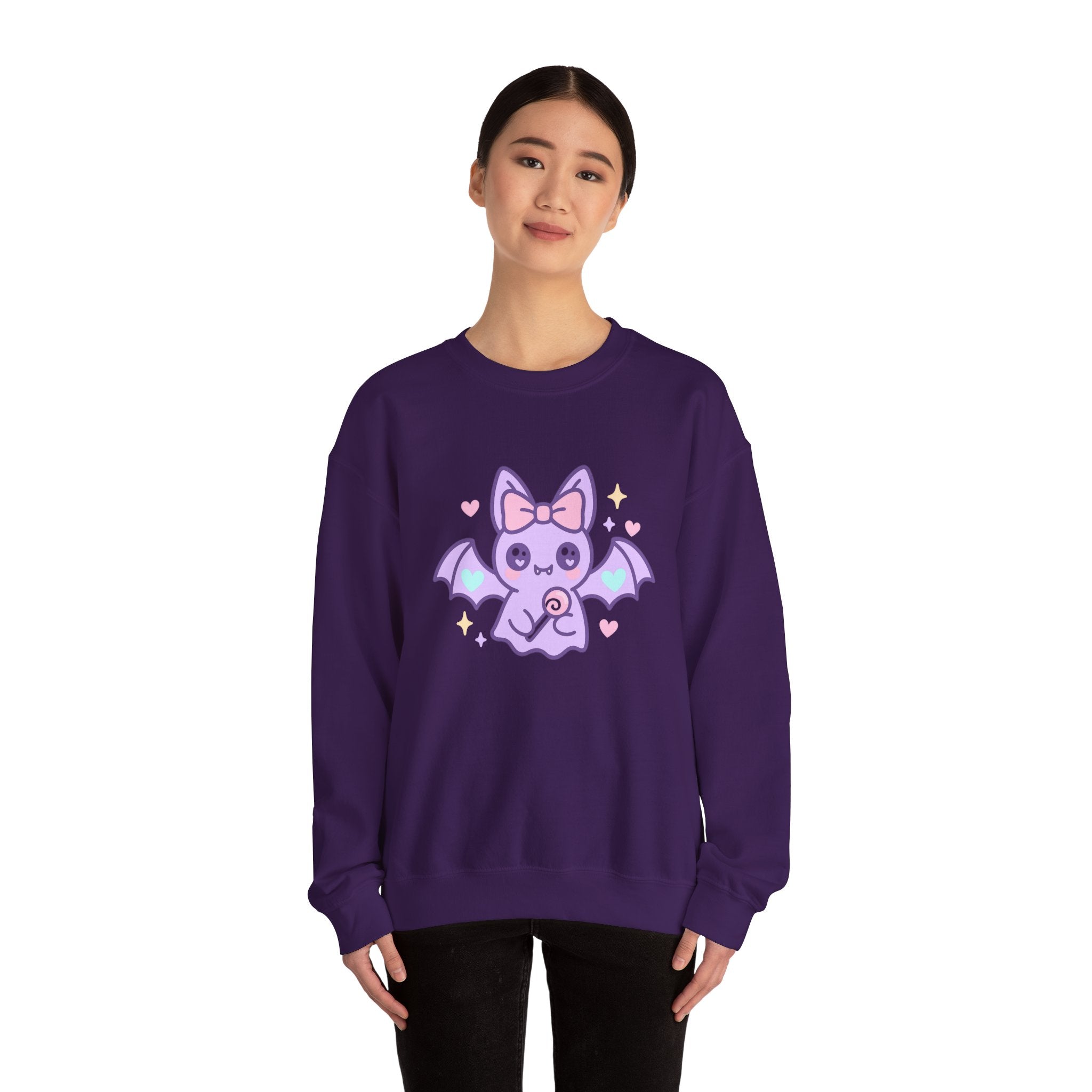 Kawaii Bat Halloween Sweatshirt