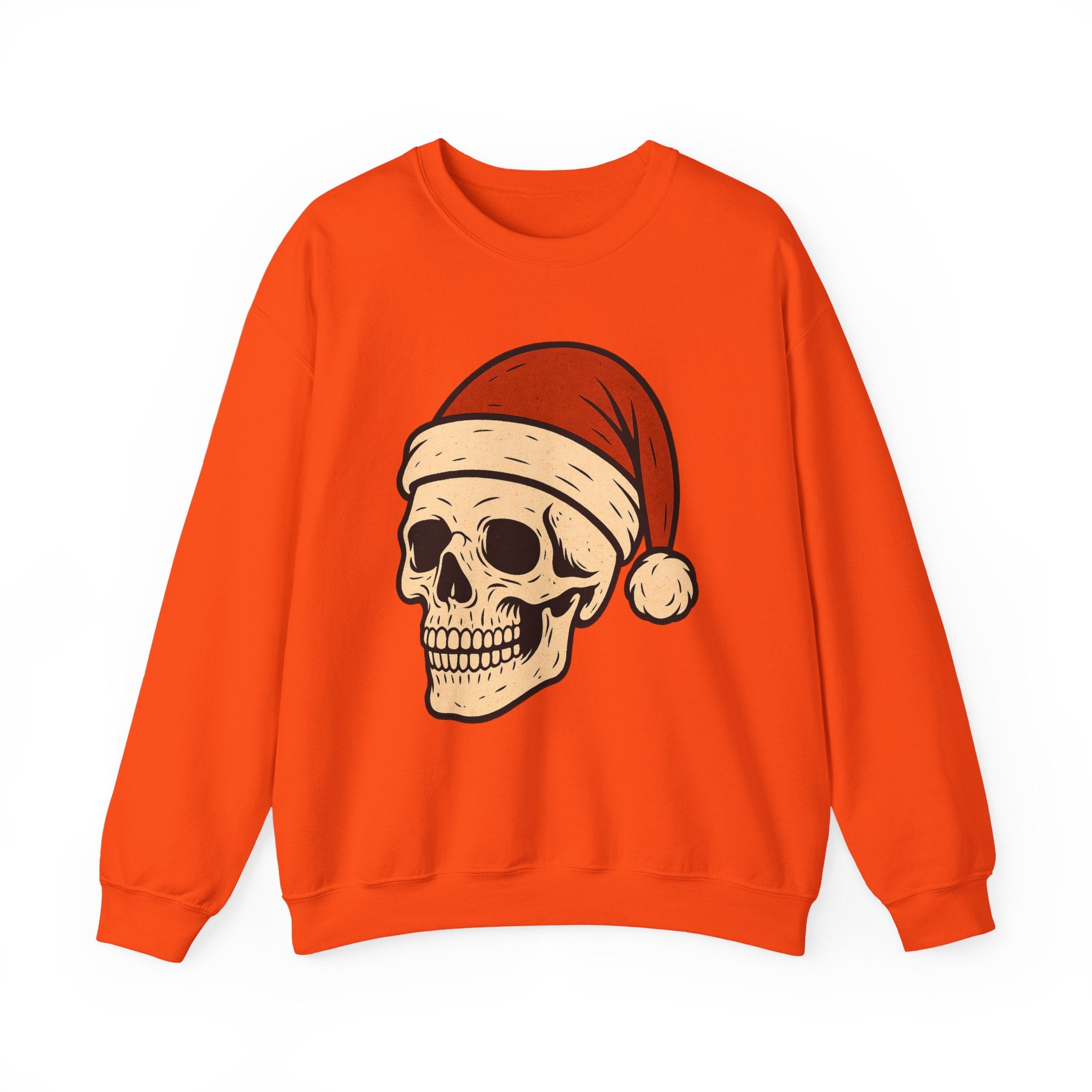 Skull with Santa Hat Sweatshirt