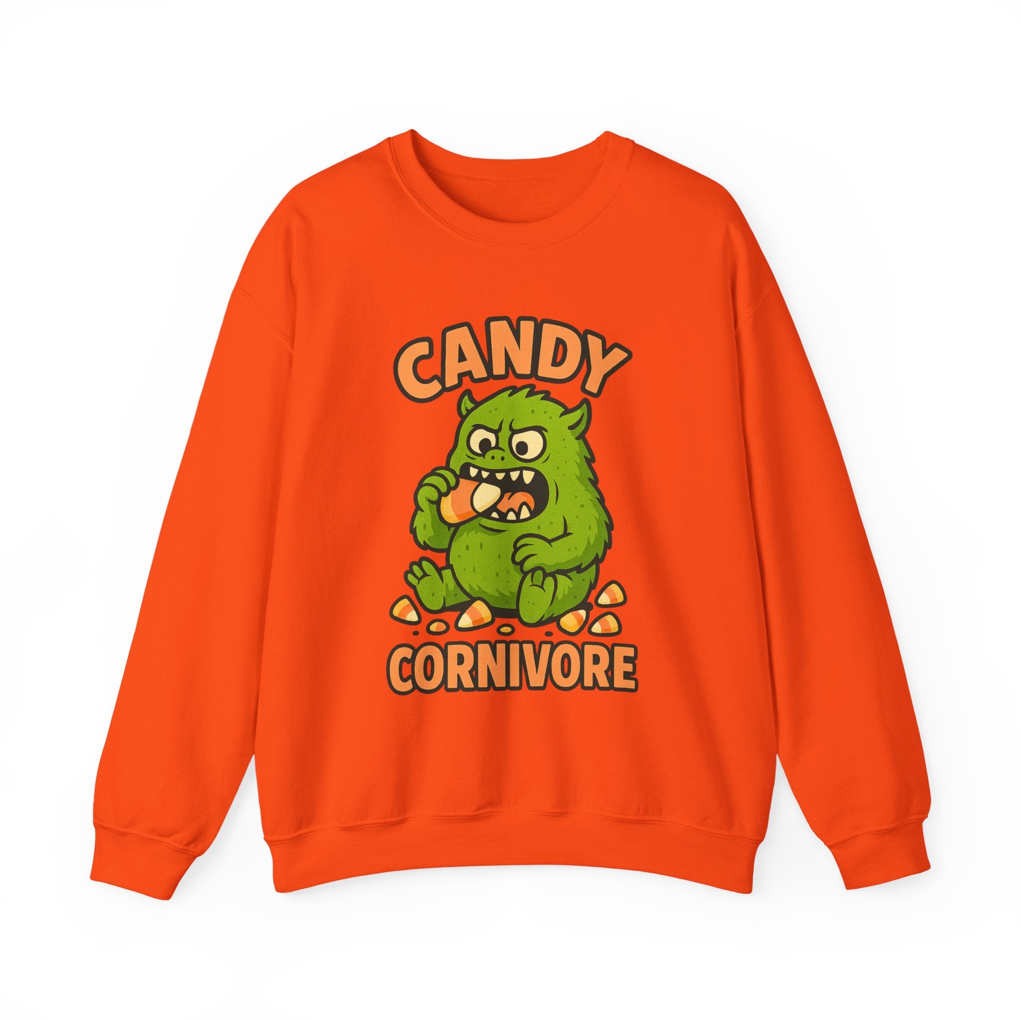 Candy Corn Monster Munching Delight Sweatshirt