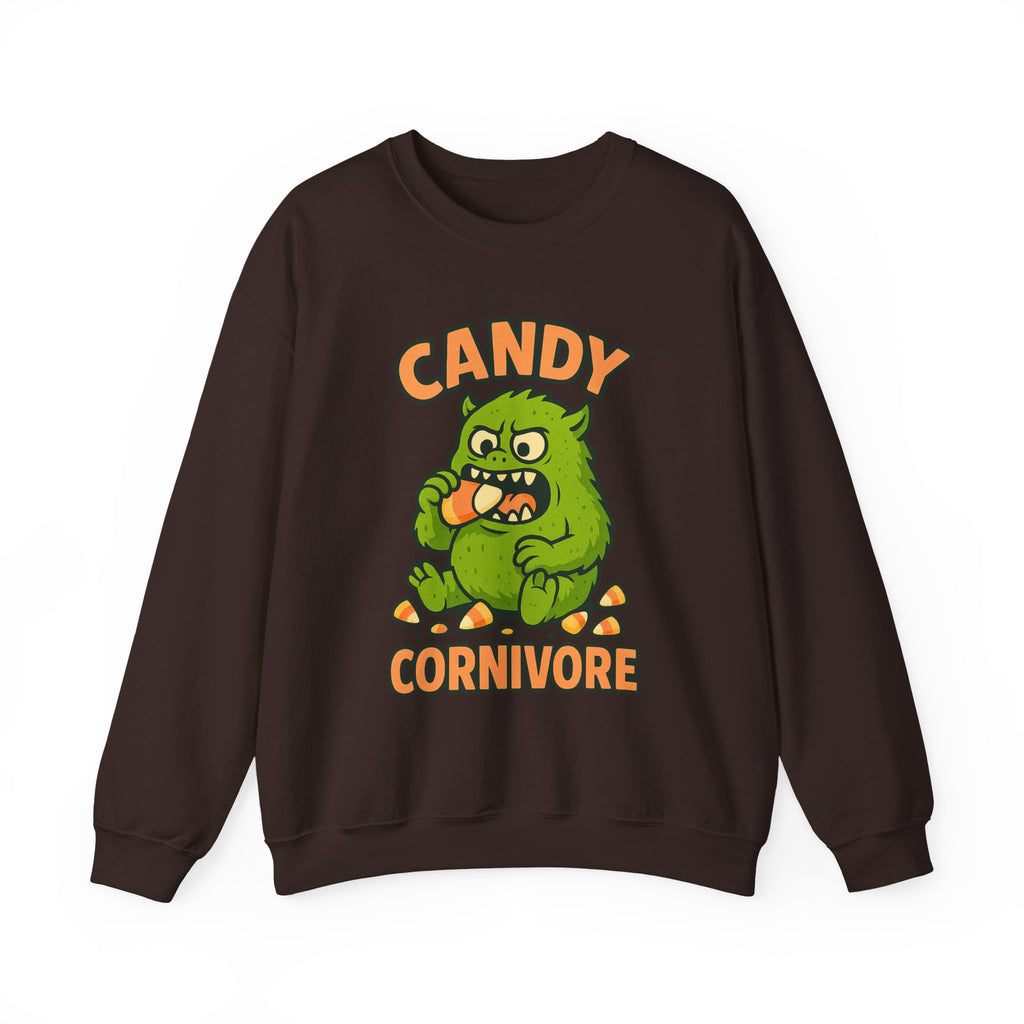 Candy Corn Monster Munching Delight Sweatshirt