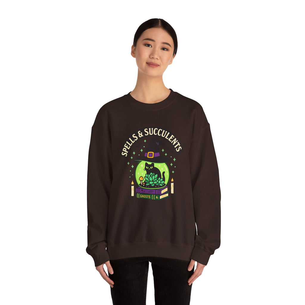 Witch's Hat and Succulent Magic Sweatshirt