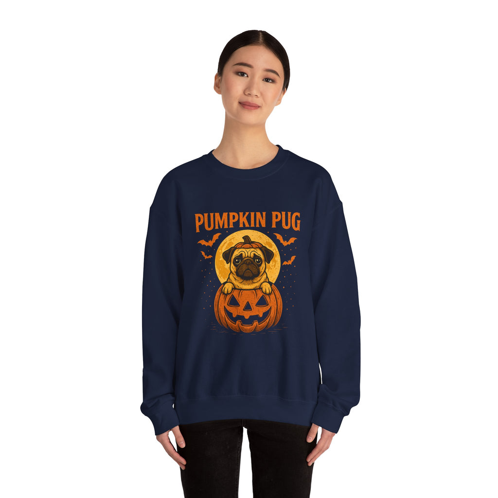 Pug Pumpkin Night Dog Sweatshirt