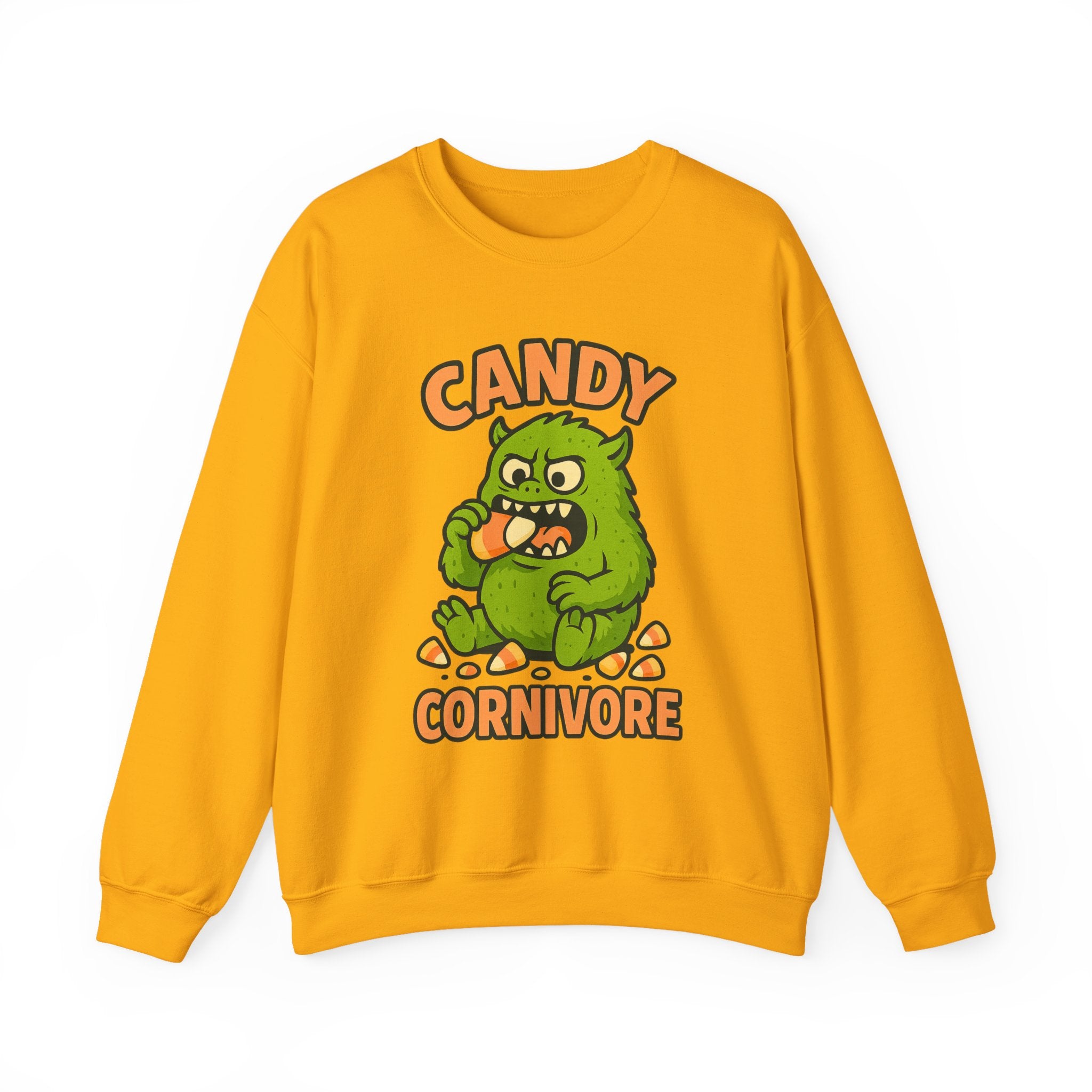 Candy Corn Monster Munching Delight Sweatshirt