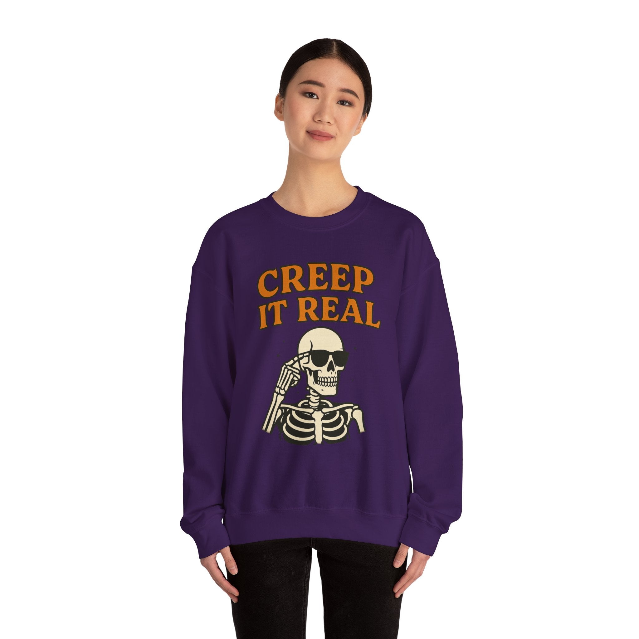 Skeleton Style Halloween Sweatshirt
