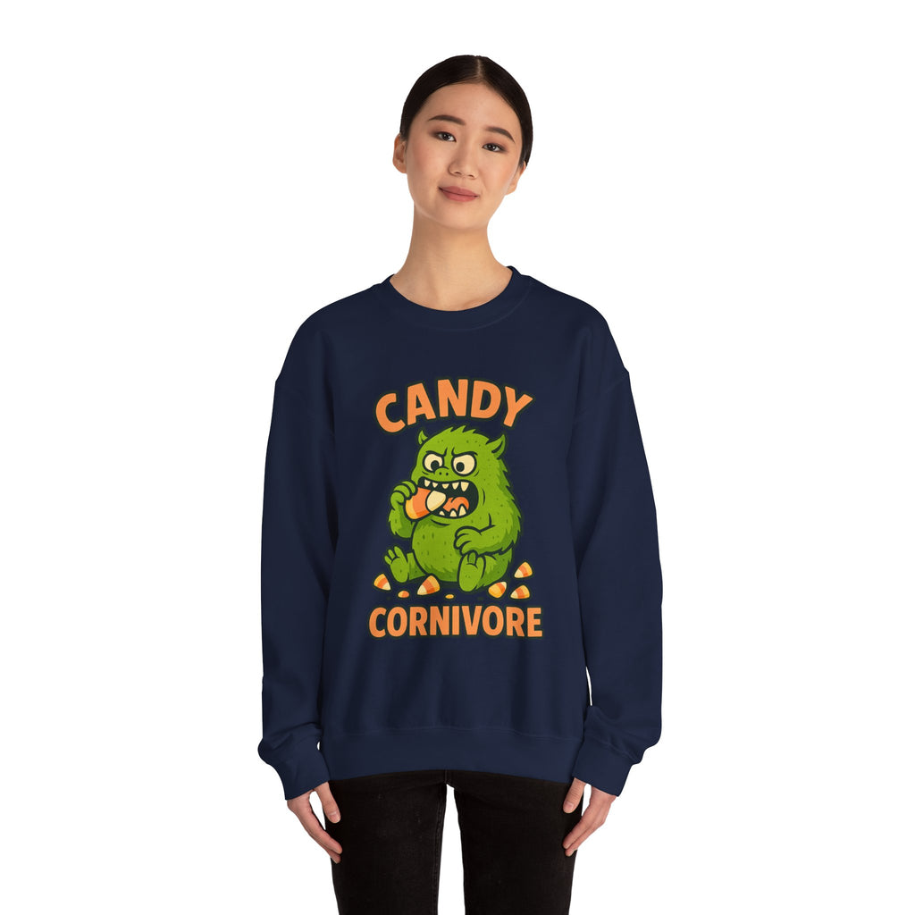 Candy Corn Monster Munching Delight Sweatshirt