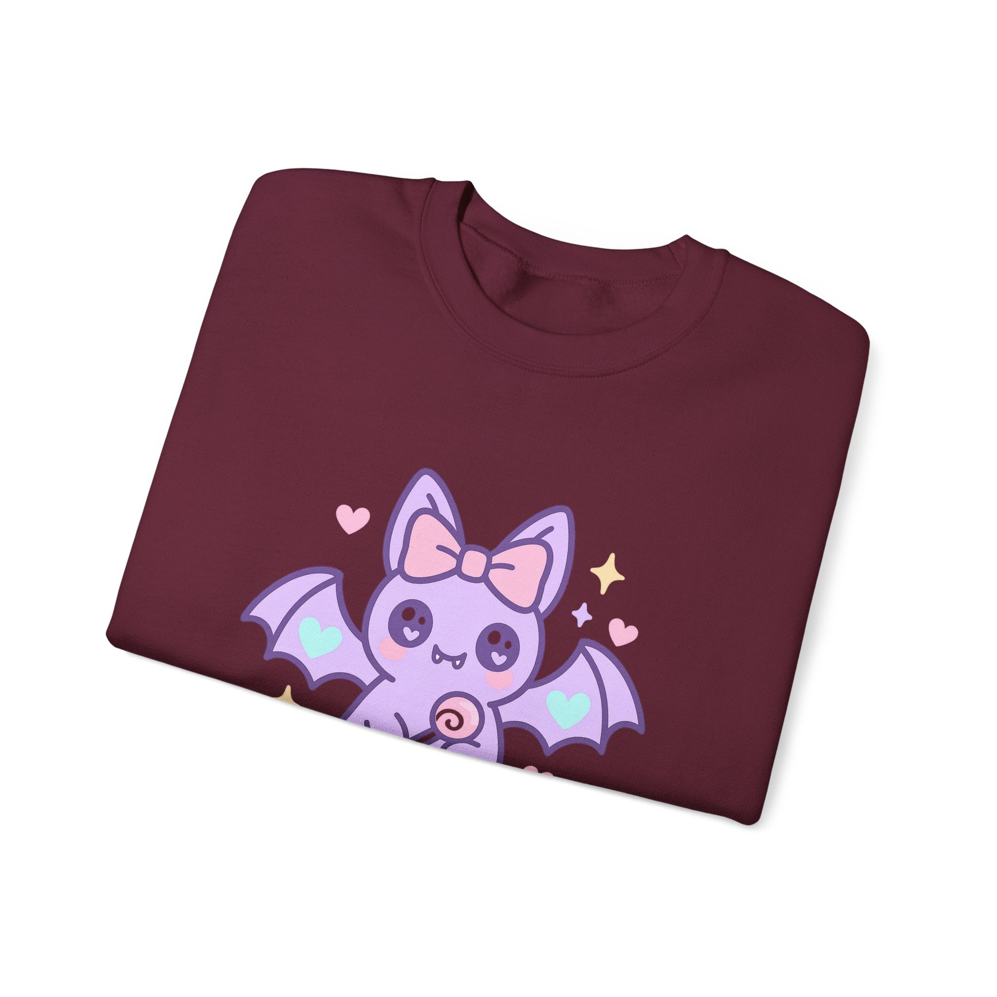 Kawaii Bat Halloween Sweatshirt