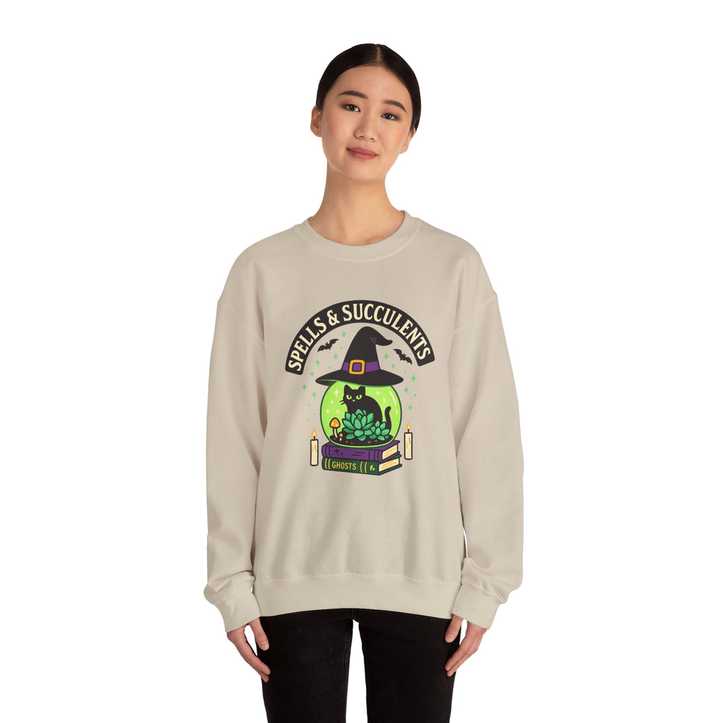 Witch's Hat and Succulent Magic Sweatshirt