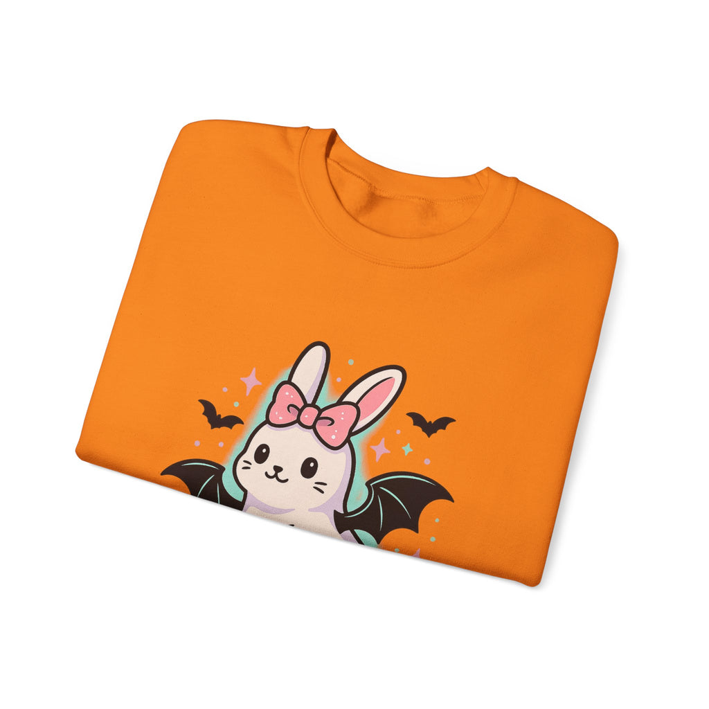 Cute Ghost Bunny with Bat Wings Sweatshirt