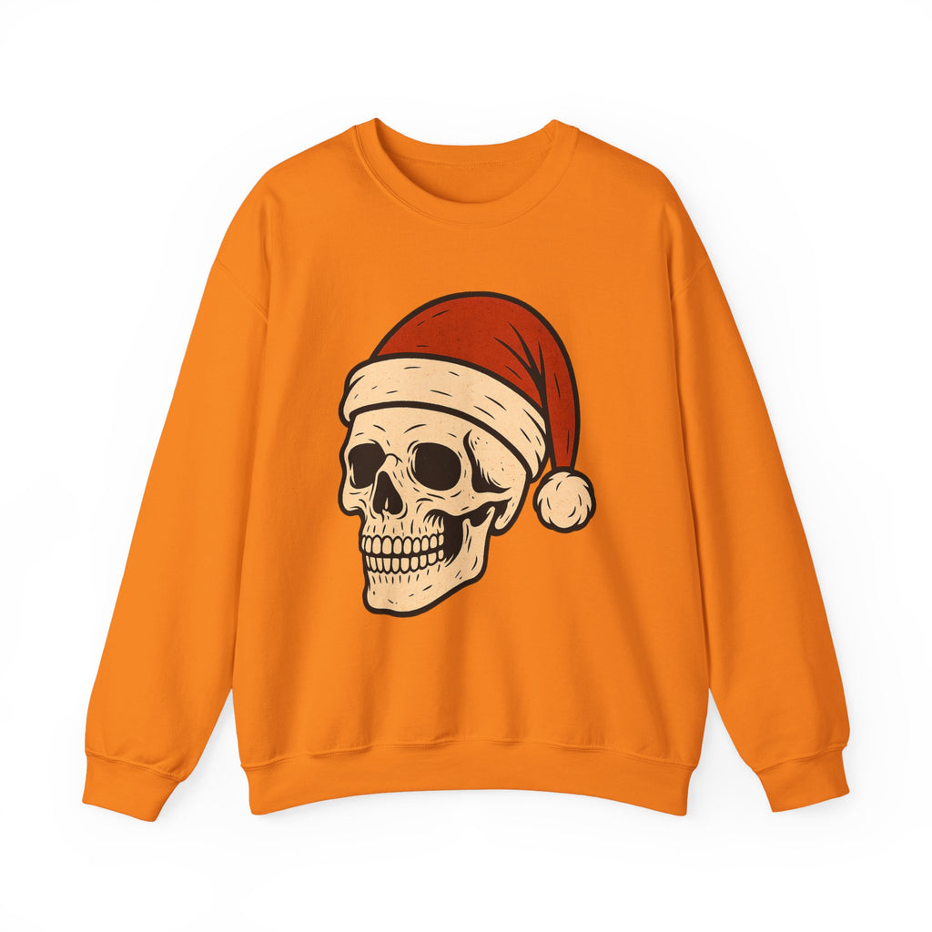 Skull with Santa Hat Sweatshirt