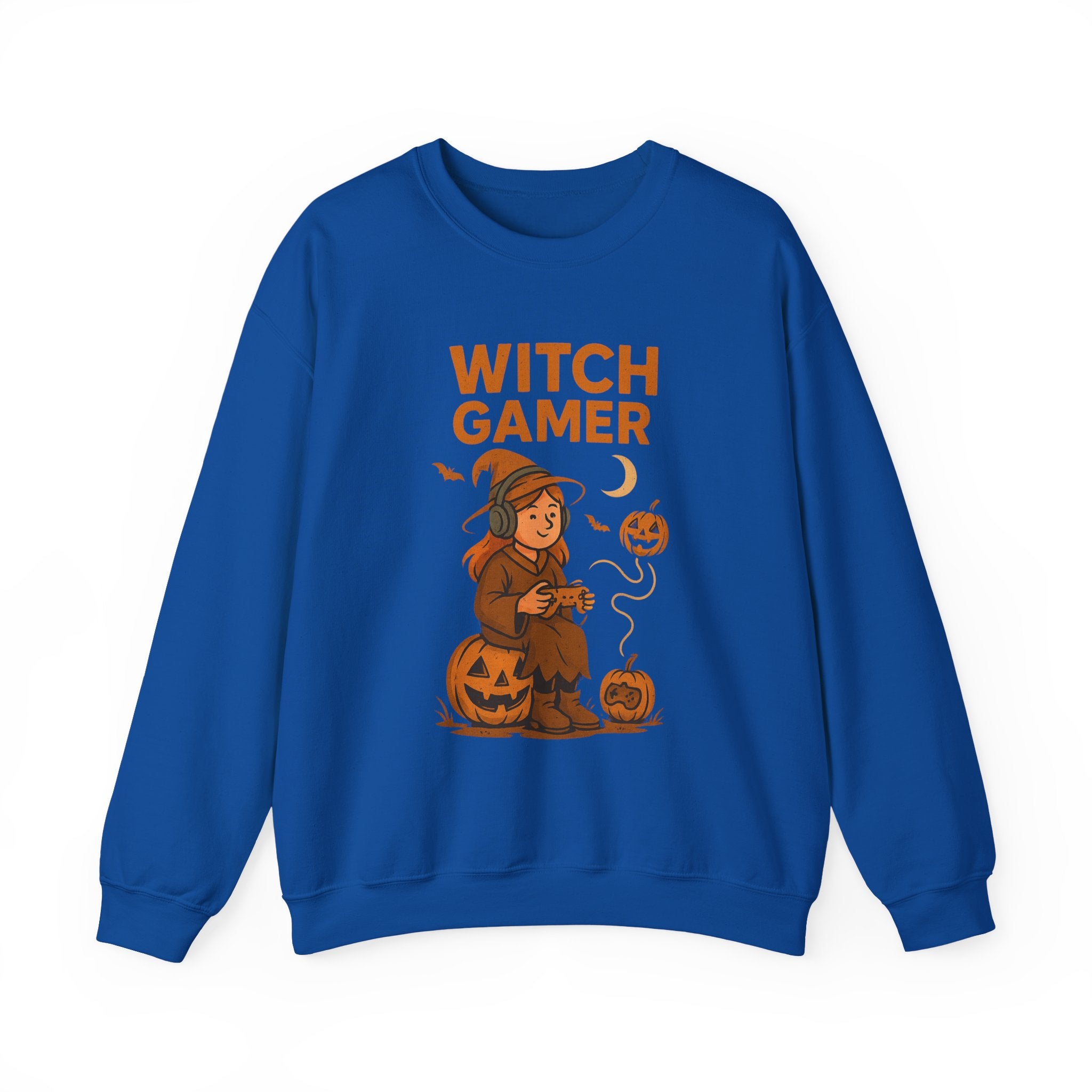 Witch Gamer Halloween Sweatshirt