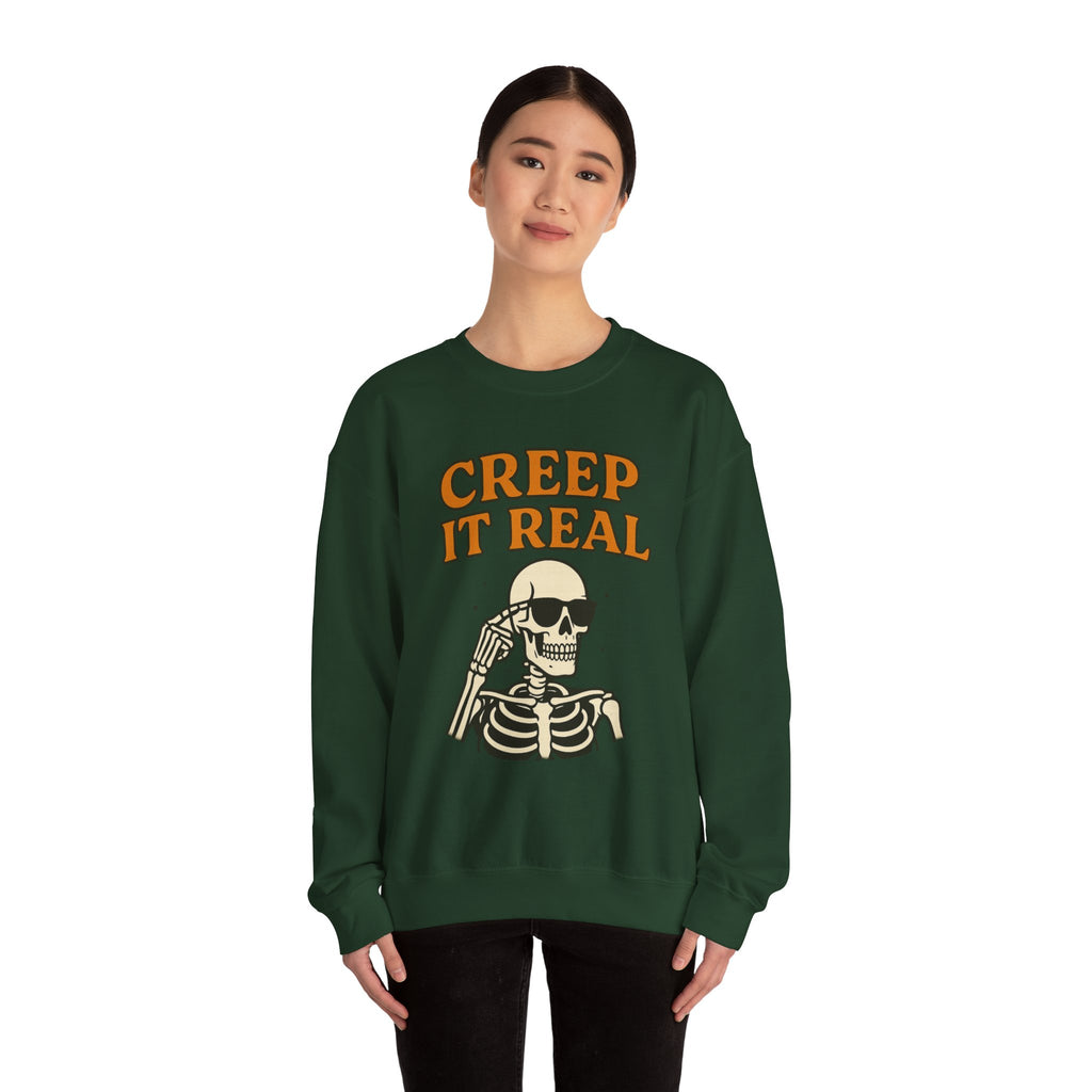 Skeleton Style Halloween Sweatshirt
