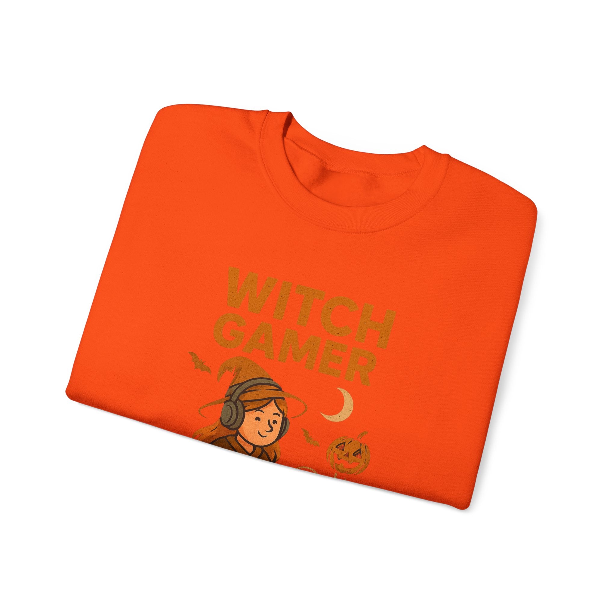 Witch Gamer Halloween Sweatshirt