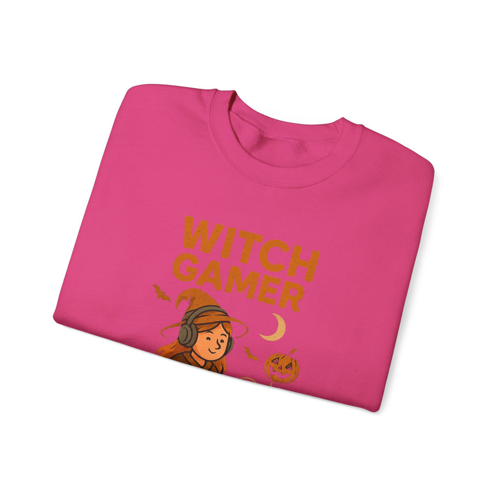 Witch Gamer Halloween Sweatshirt