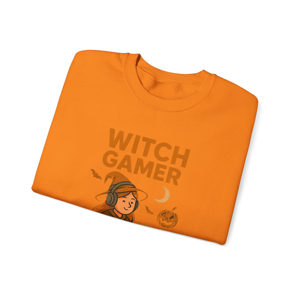 Witch Gamer Halloween Sweatshirt