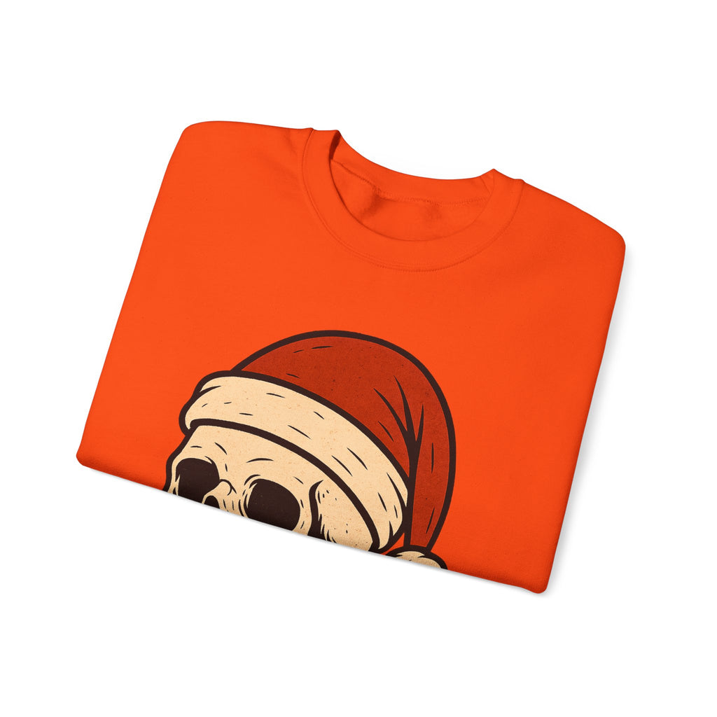 Skull with Santa Hat Sweatshirt