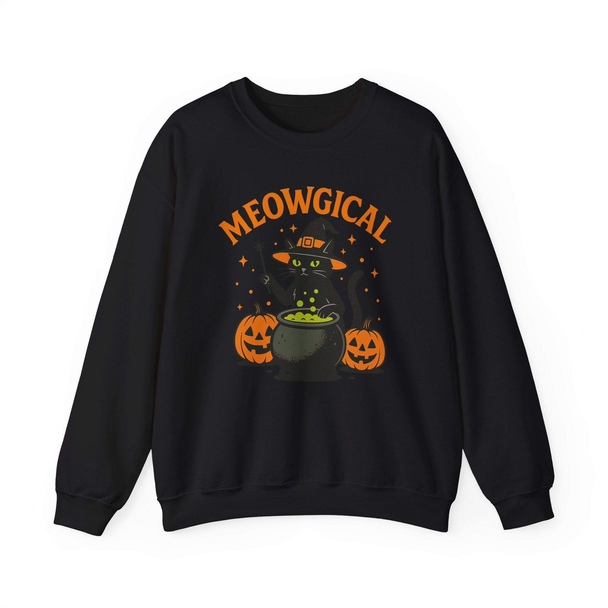 Meowgical Cat Cauldron Sweatshirt