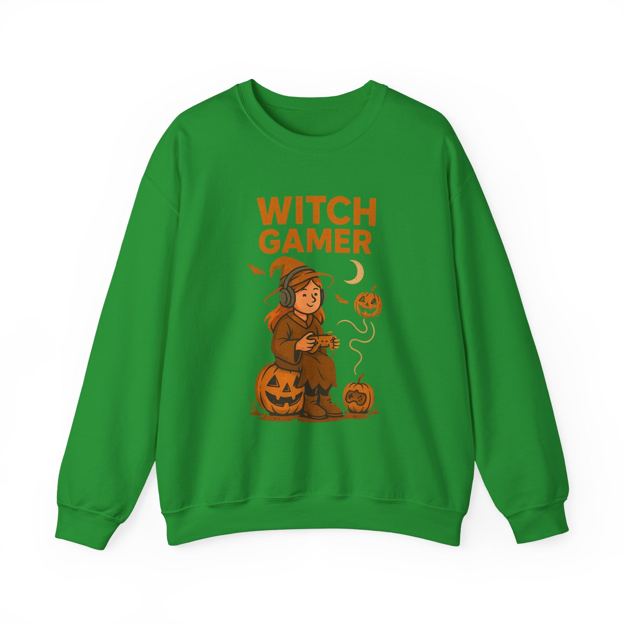 Witch Gamer Halloween Sweatshirt