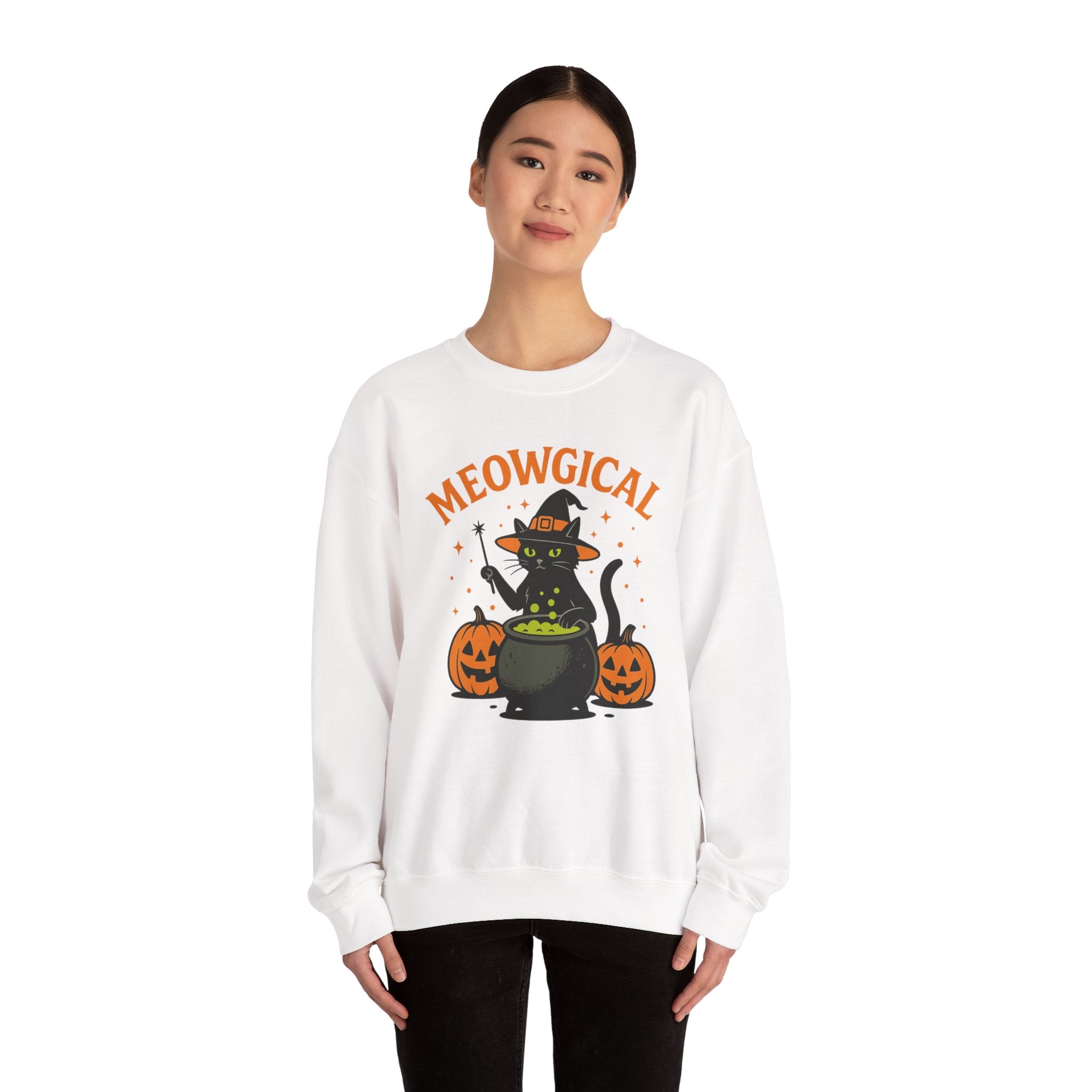 Meowgical Cat Cauldron Sweatshirt