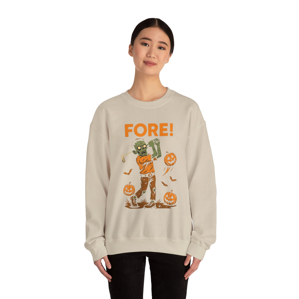 Zombie Golfer Halloween Sweatshirt