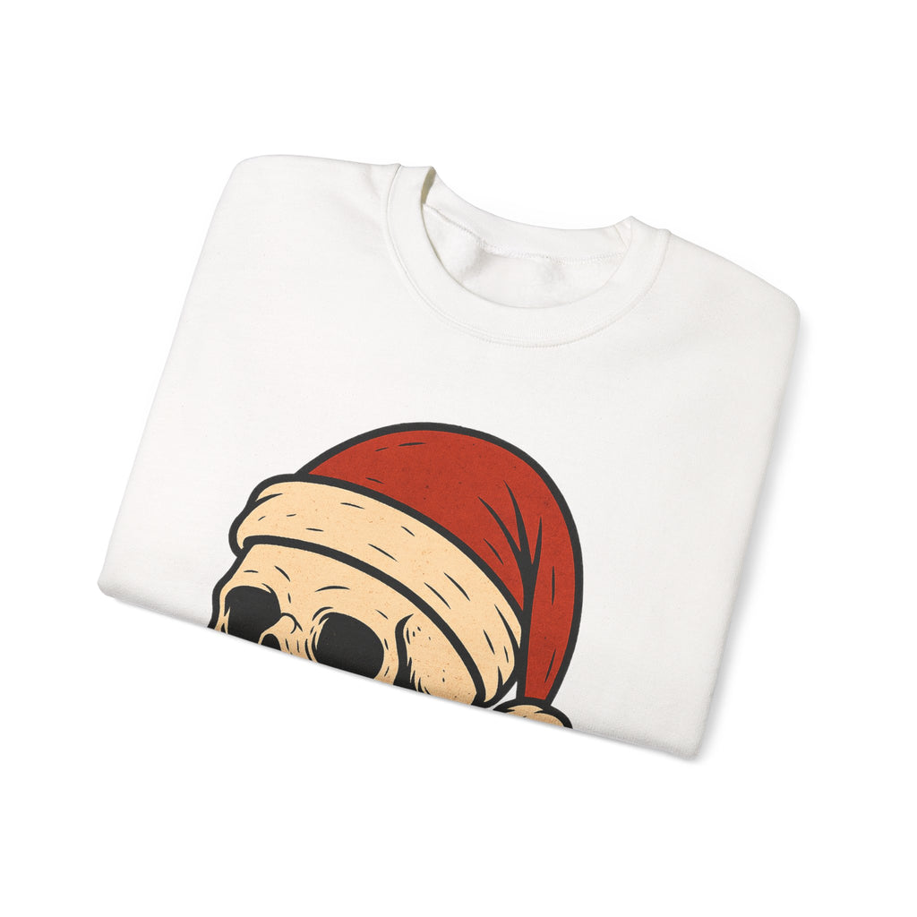 Skull with Santa Hat Sweatshirt