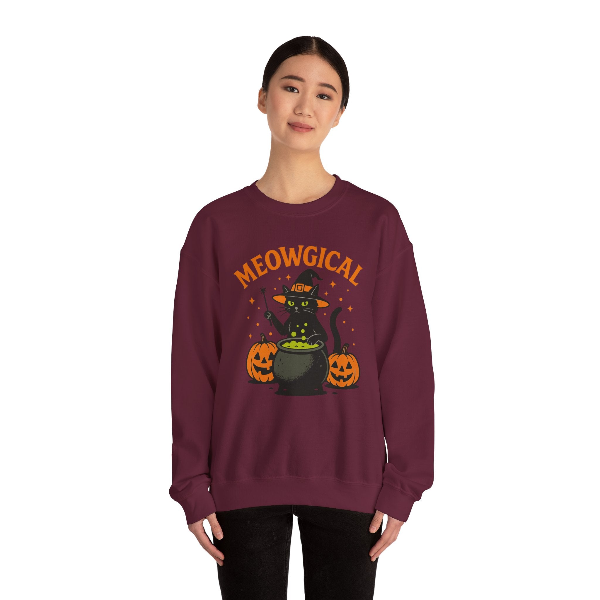 Meowgical Cat Cauldron Sweatshirt