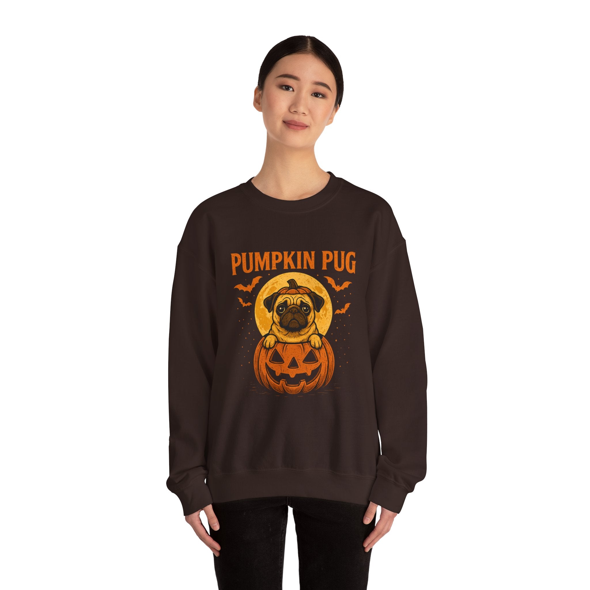 Pug Pumpkin Night Dog Sweatshirt