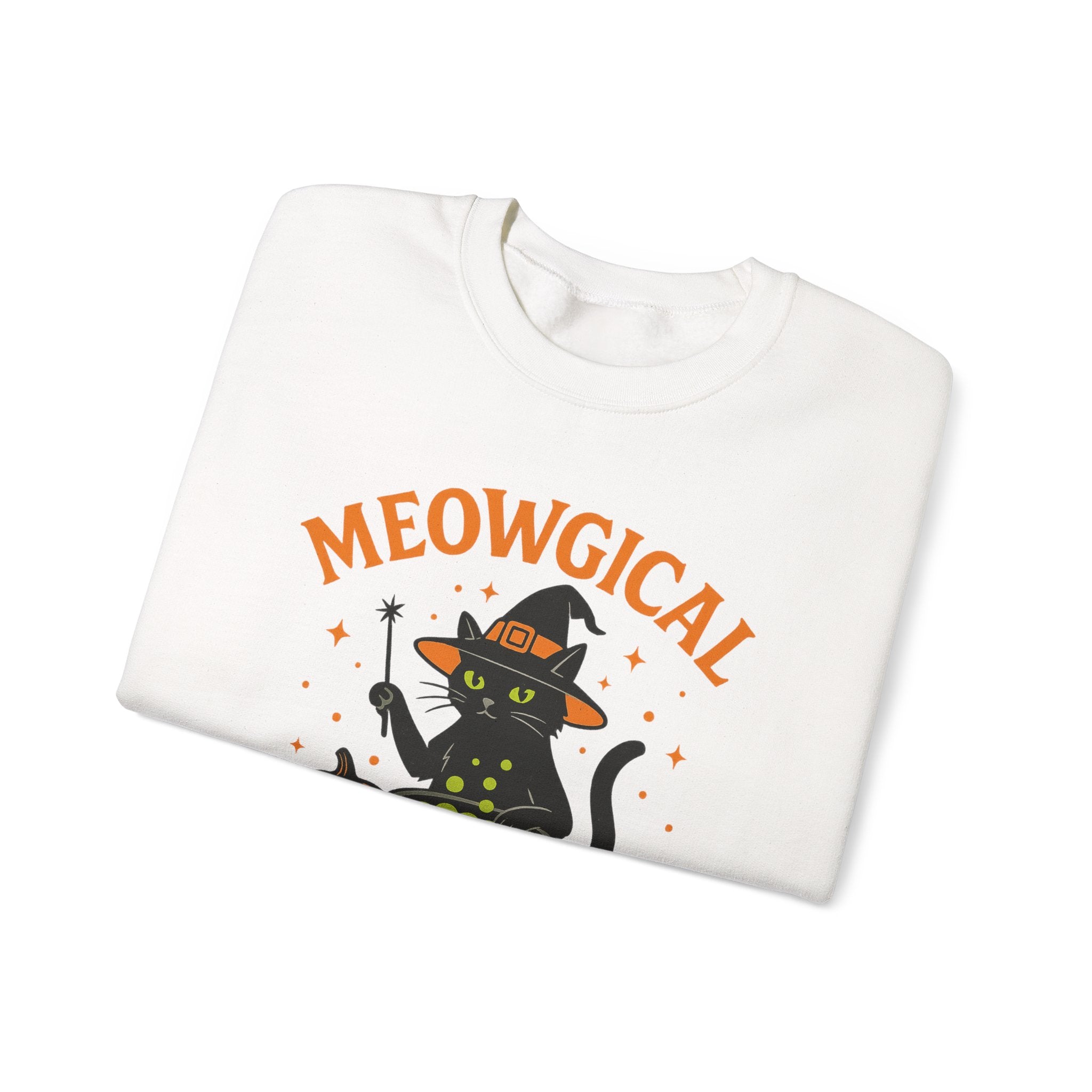 Meowgical Cat Cauldron Sweatshirt