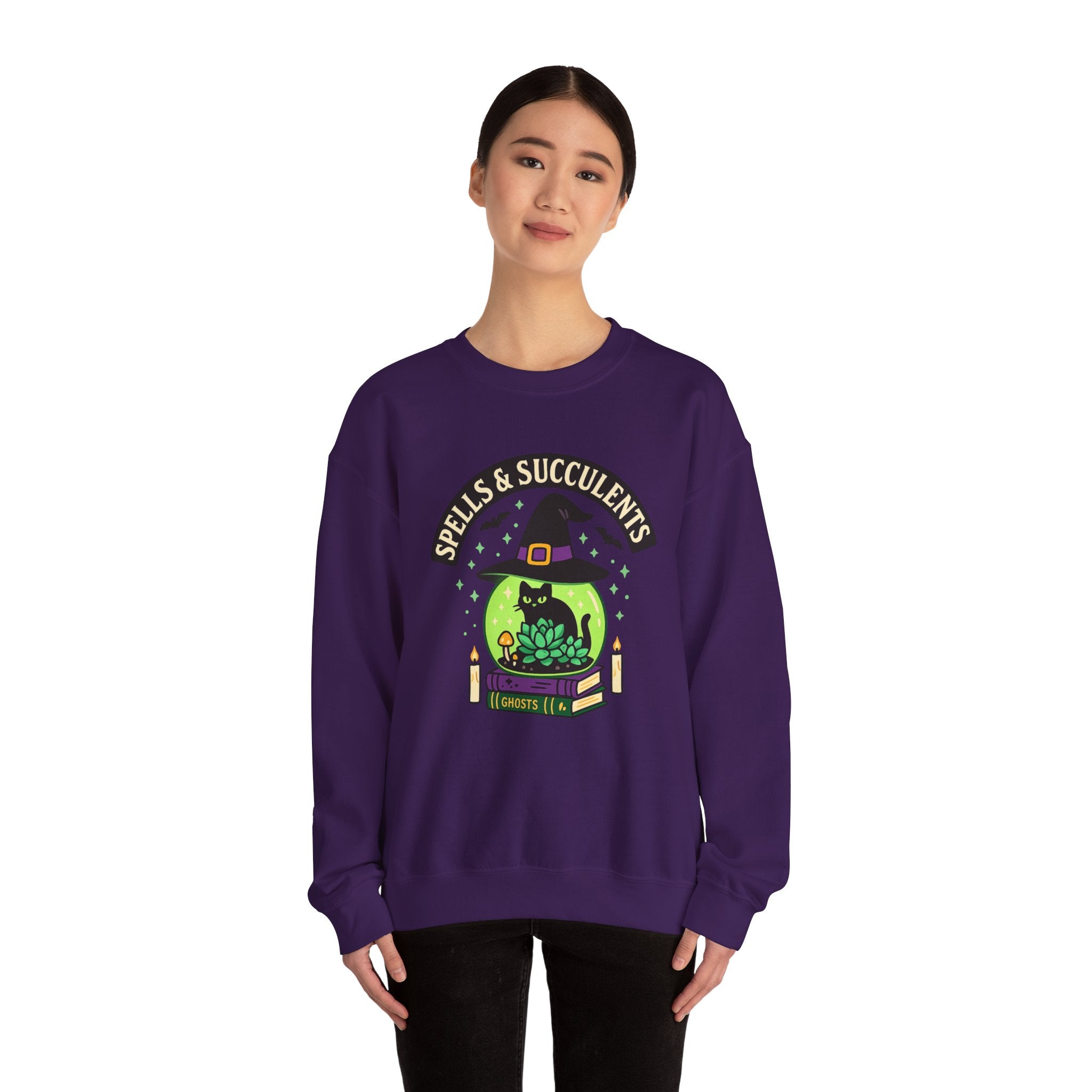 Witch's Hat and Succulent Magic Sweatshirt