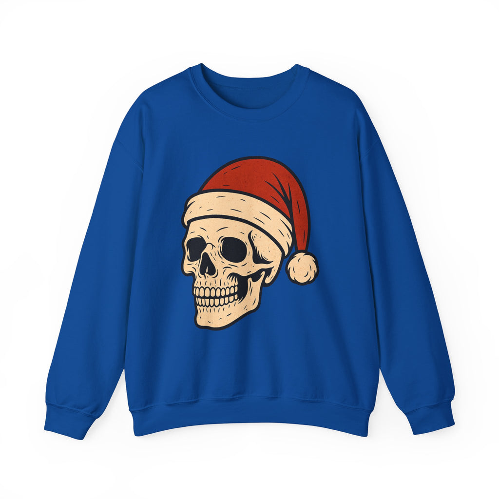 Skull with Santa Hat Sweatshirt