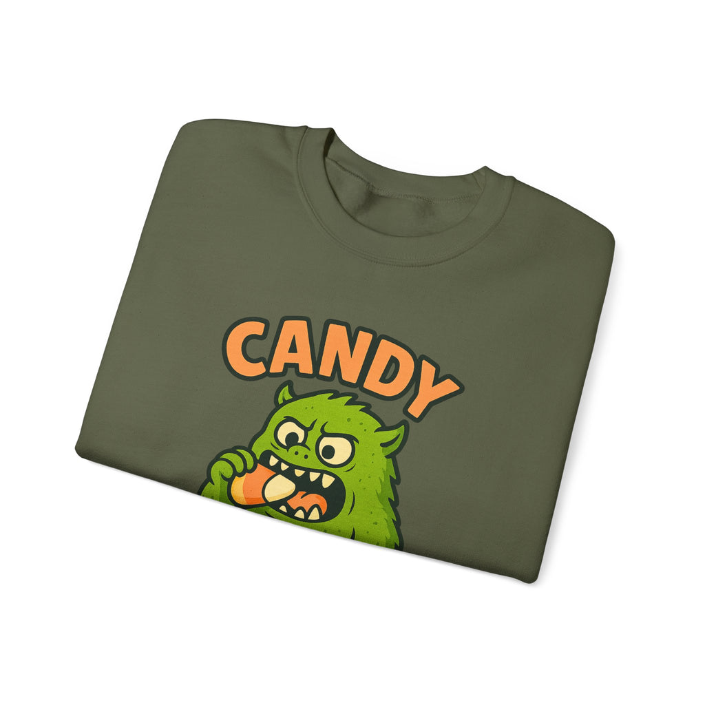 Candy Corn Monster Munching Delight Sweatshirt