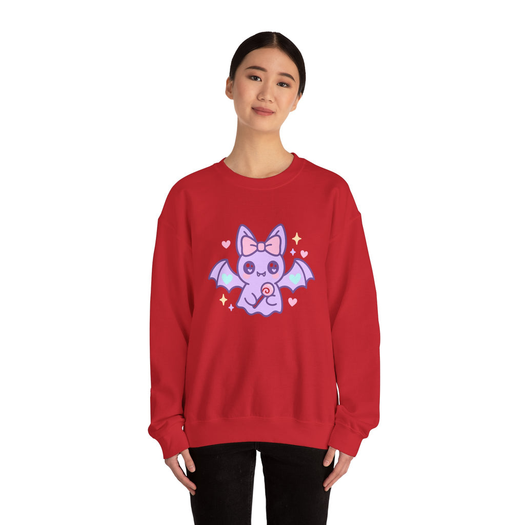 Kawaii Bat Halloween Sweatshirt