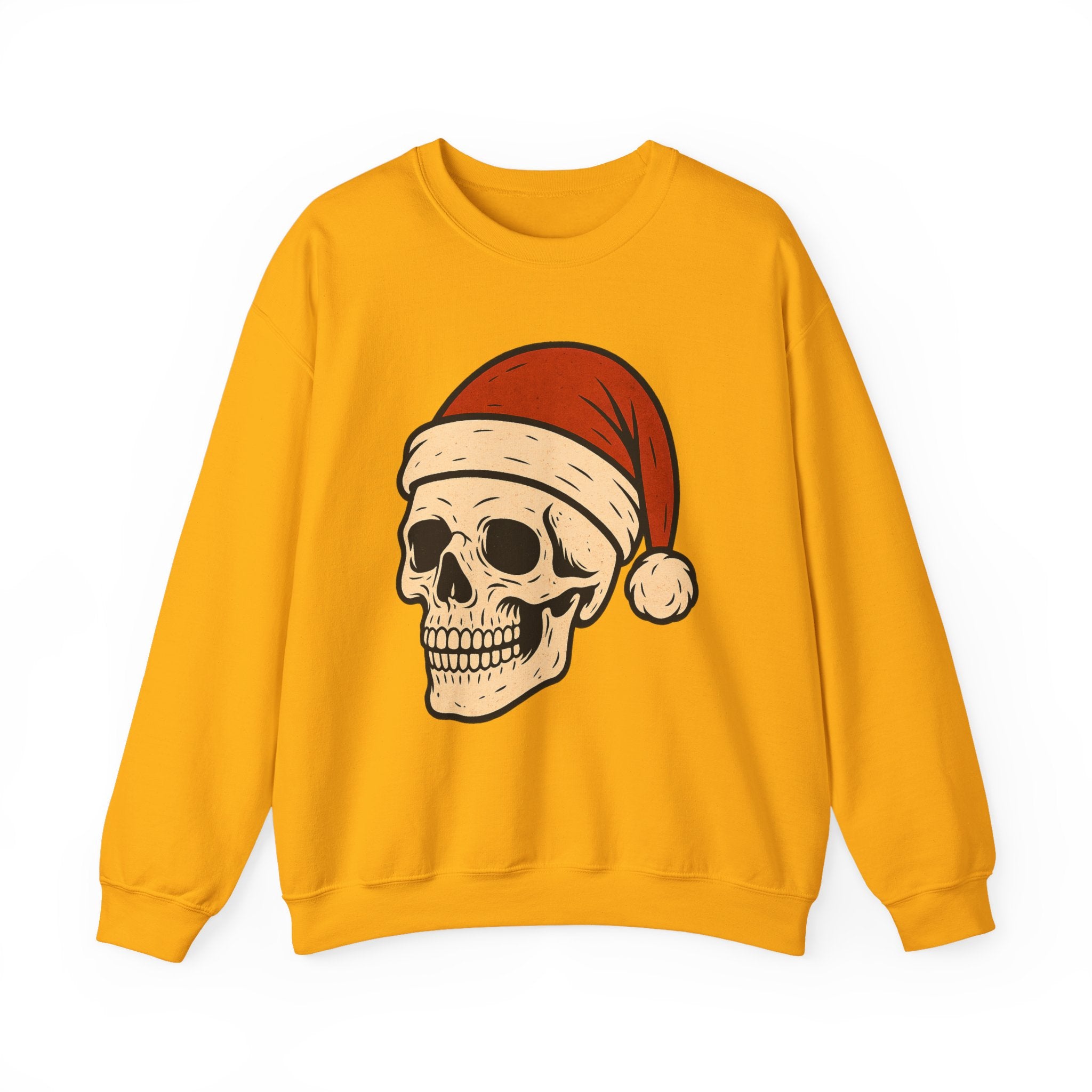 Skull with Santa Hat Sweatshirt