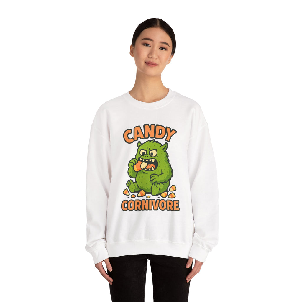 Candy Corn Monster Munching Delight Sweatshirt