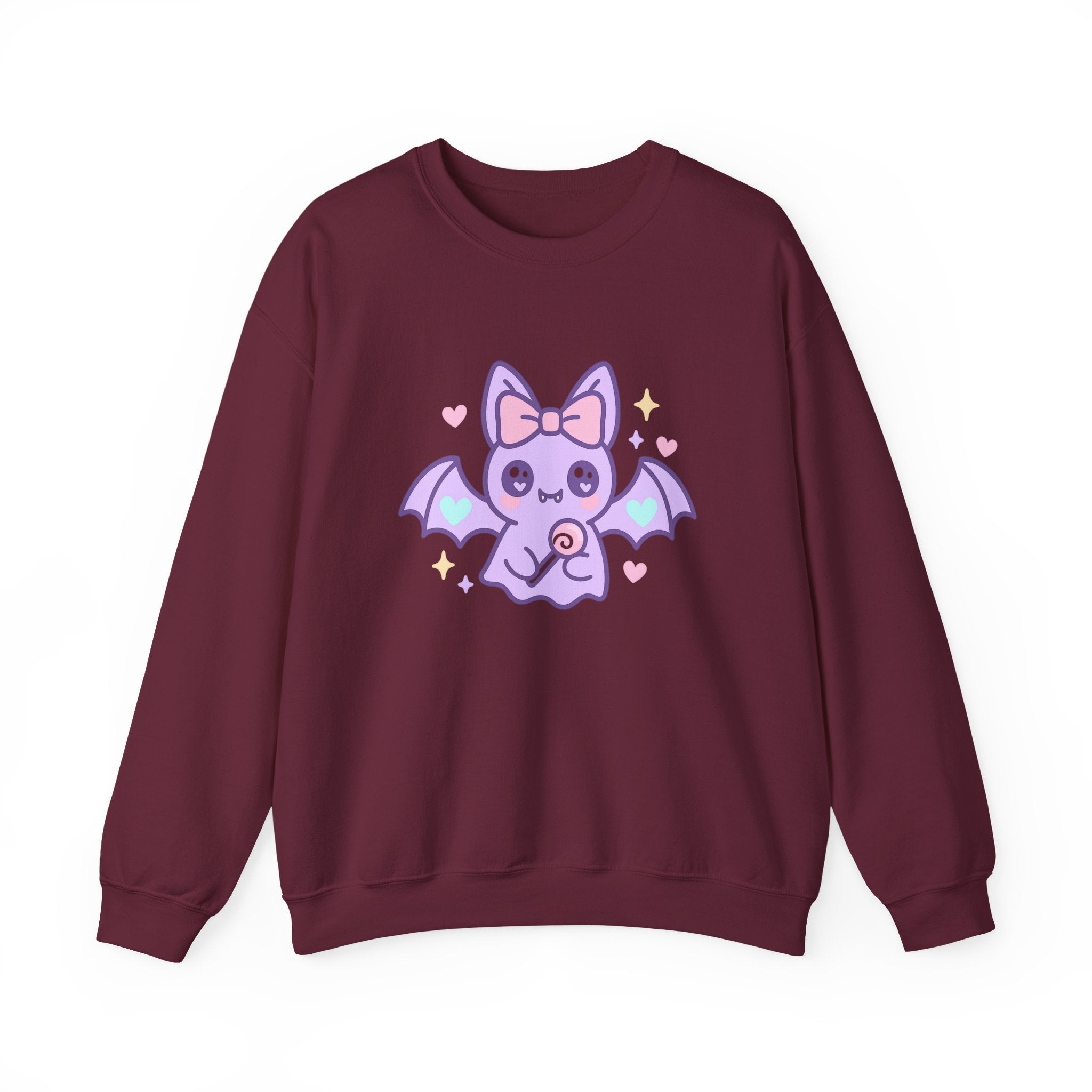 Kawaii Bat Halloween Sweatshirt