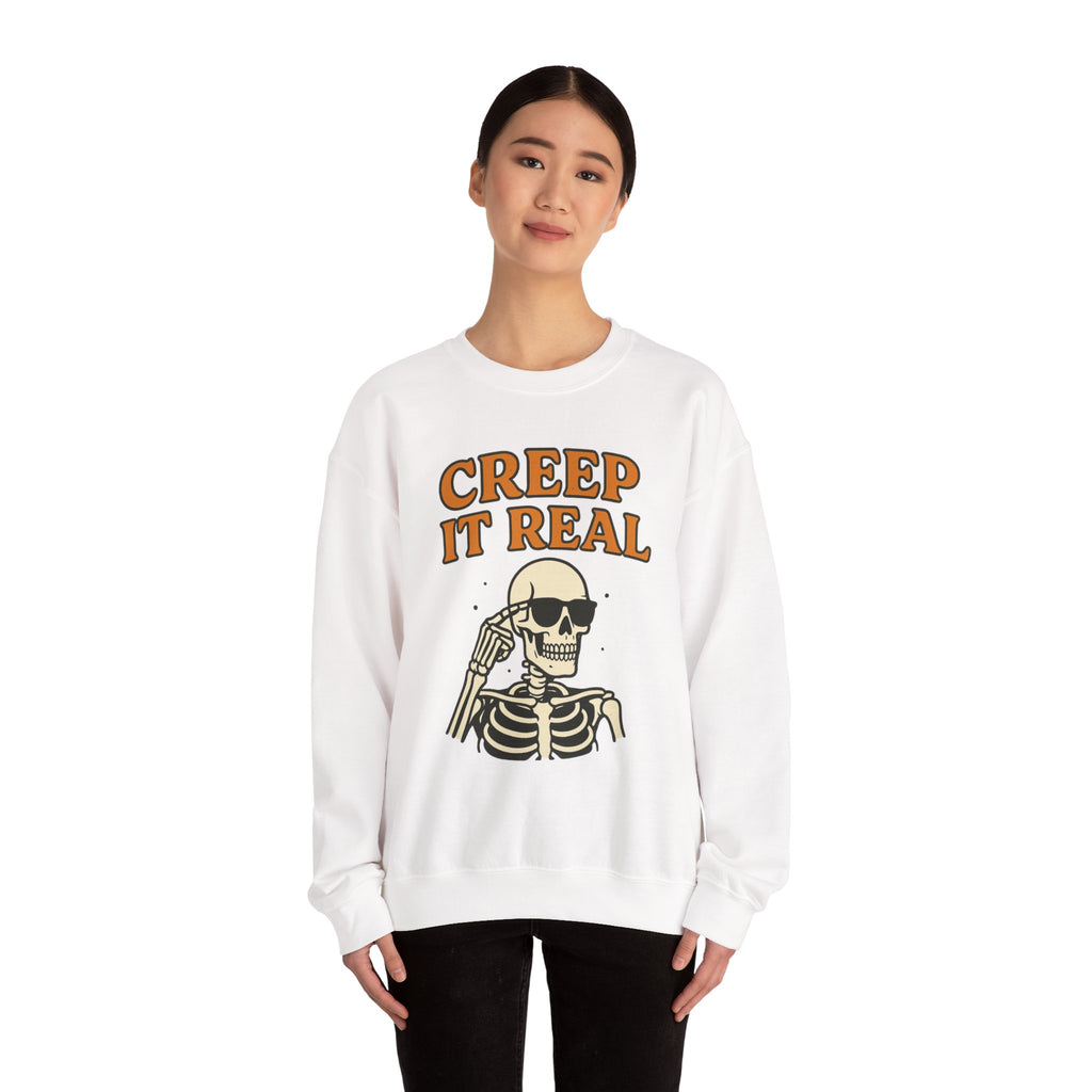 Skeleton Style Halloween Sweatshirt