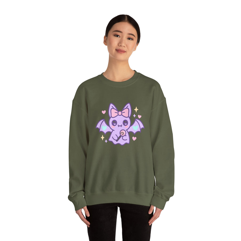 Kawaii Bat Halloween Sweatshirt