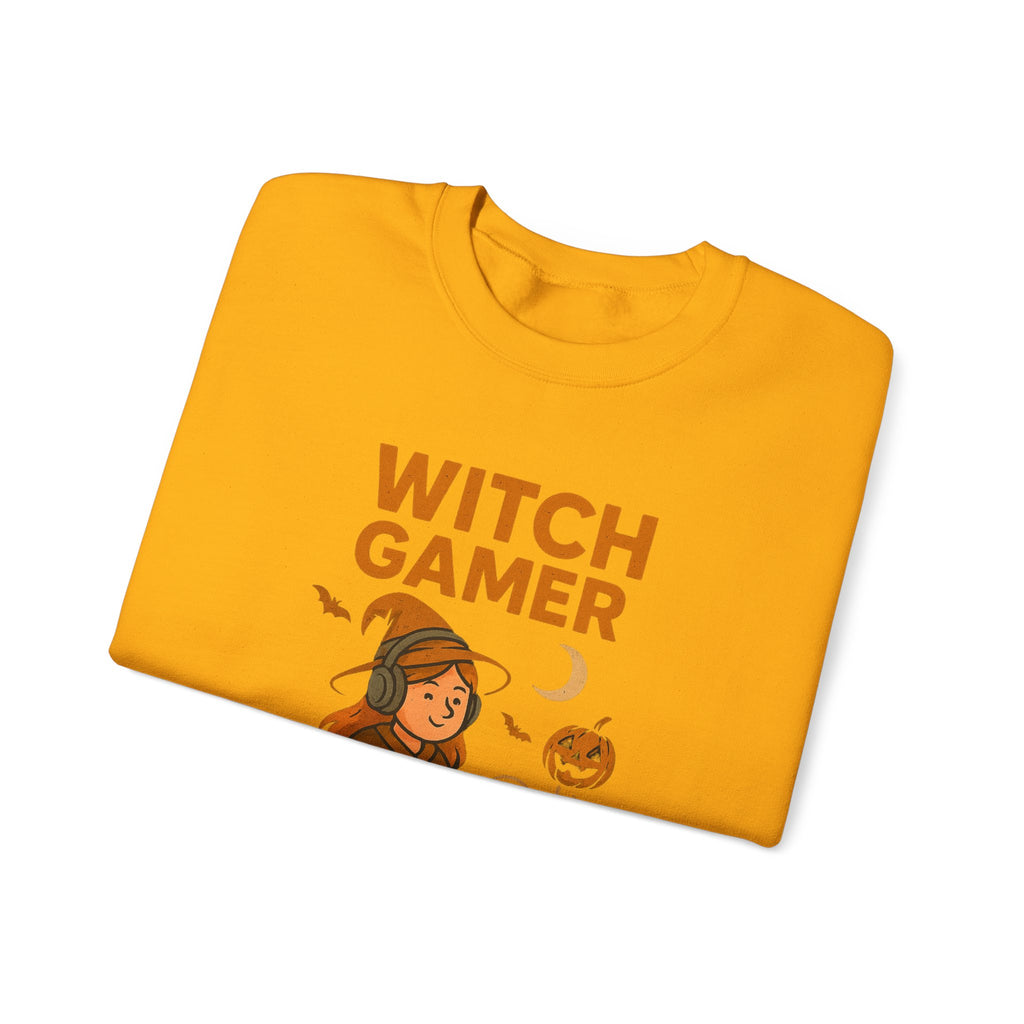 Witch Gamer Halloween Sweatshirt