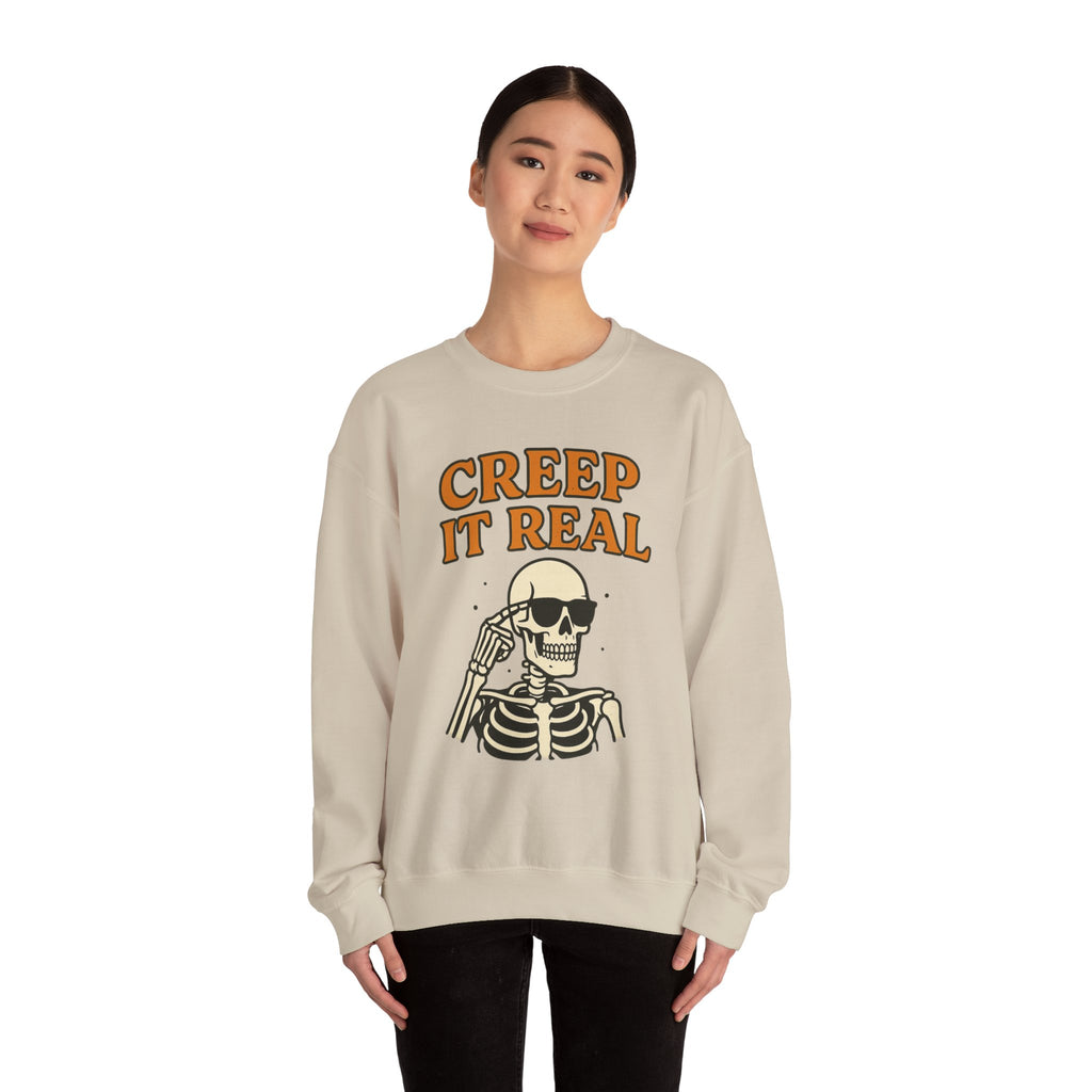 Skeleton Style Halloween Sweatshirt
