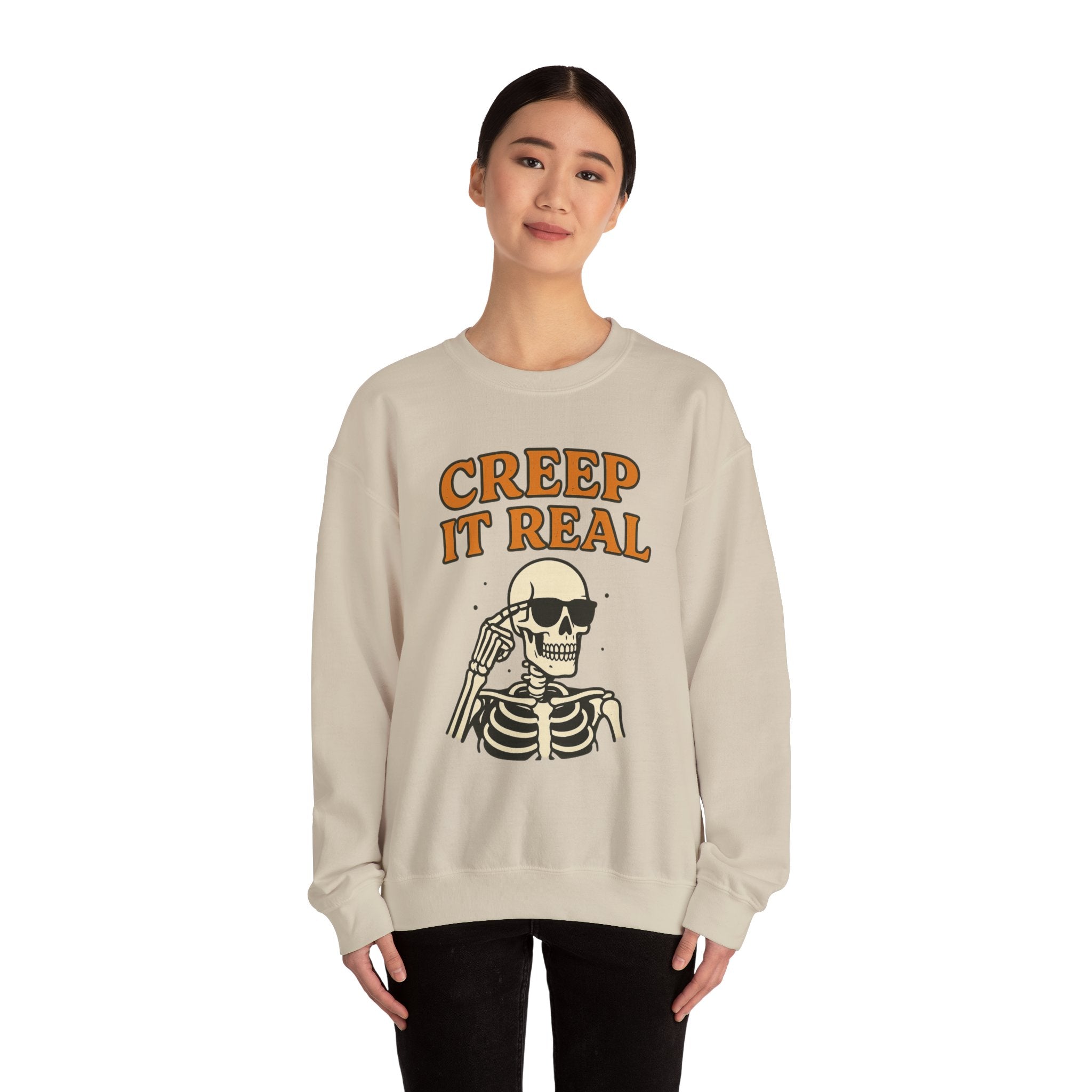 Skeleton Style Halloween Sweatshirt