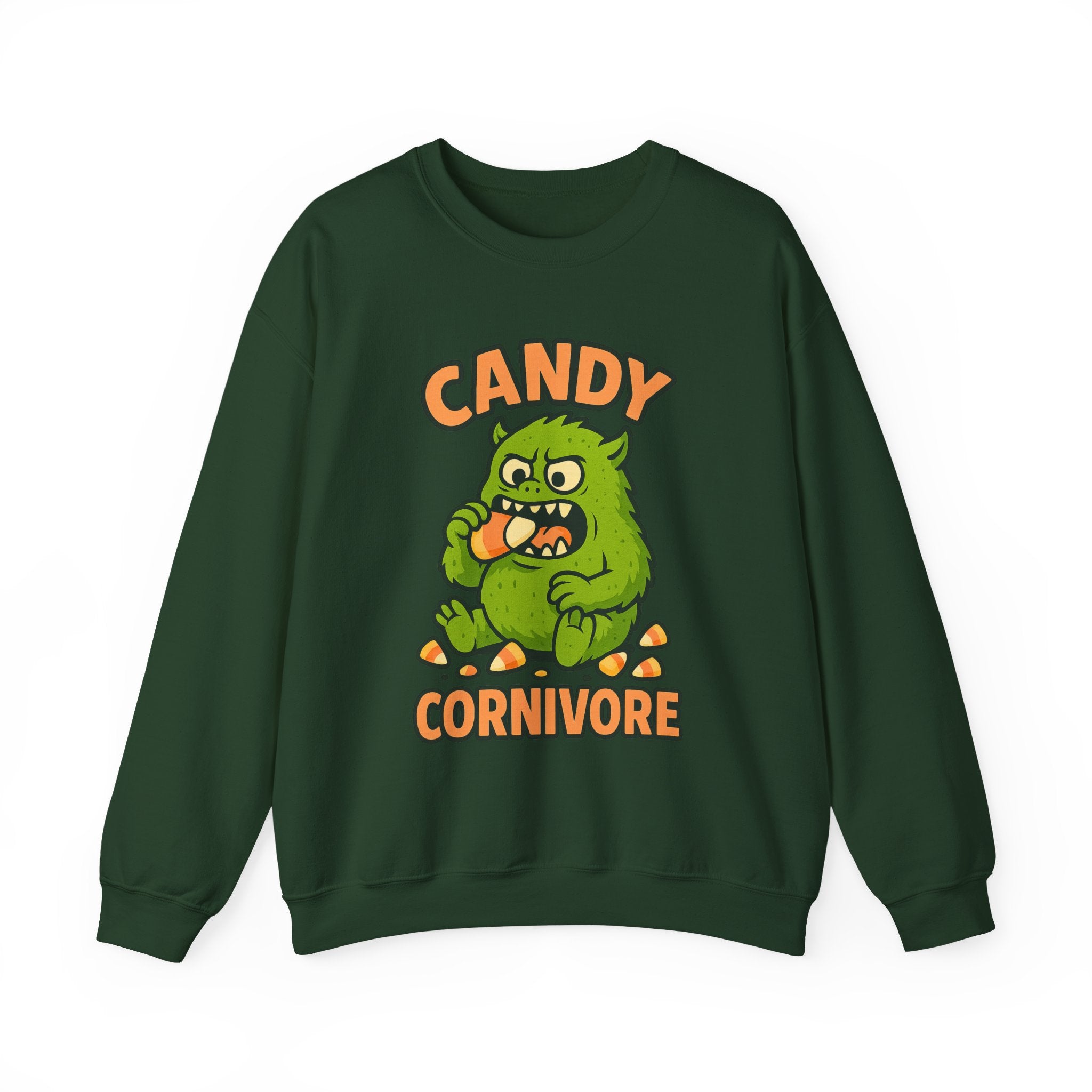 Candy Corn Monster Munching Delight Sweatshirt