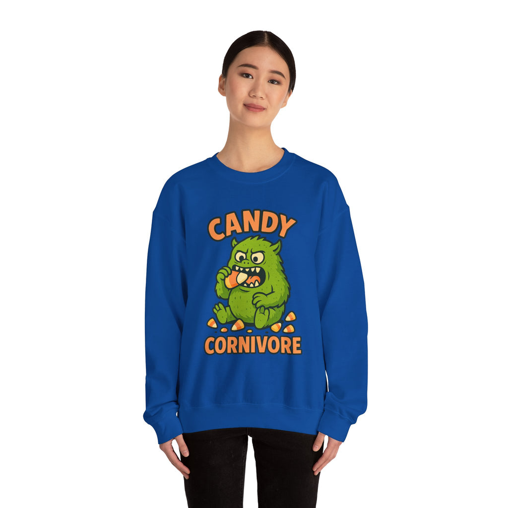 Candy Corn Monster Munching Delight Sweatshirt