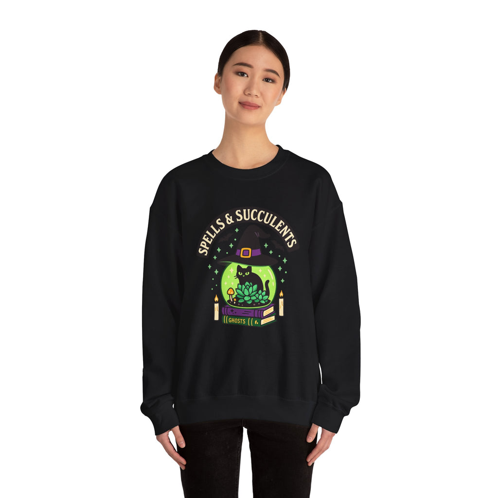Witch's Hat and Succulent Magic Sweatshirt